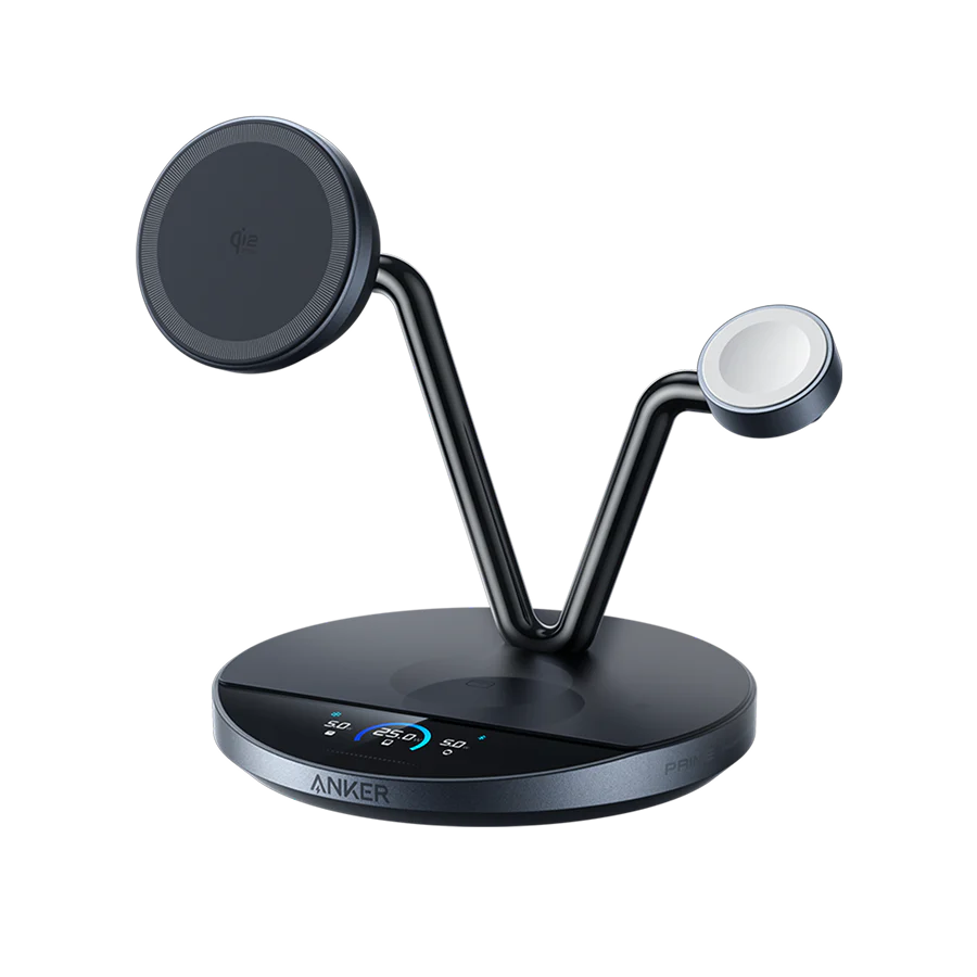 Anker Prime Kabellose Ladestation (3-in-1 St?nder) + Prime Ladeger?t (160W, 3 Ports, GaNPrime?? - Image 2