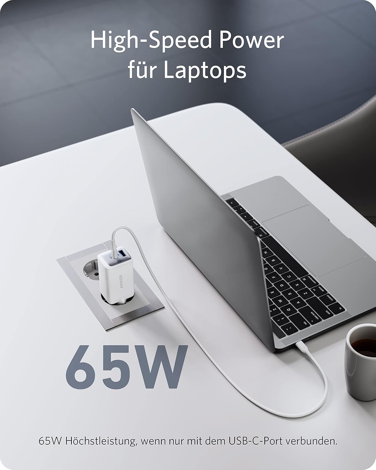 Anker USB C Ladeger?t, Kompaktes 65W 2-Port Netzteil (Frei) - Image 4