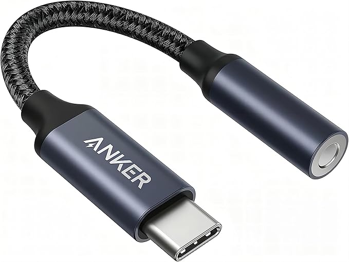 Anker Adaptateur USB-C Audio (3,5 mm, cable tress??)
