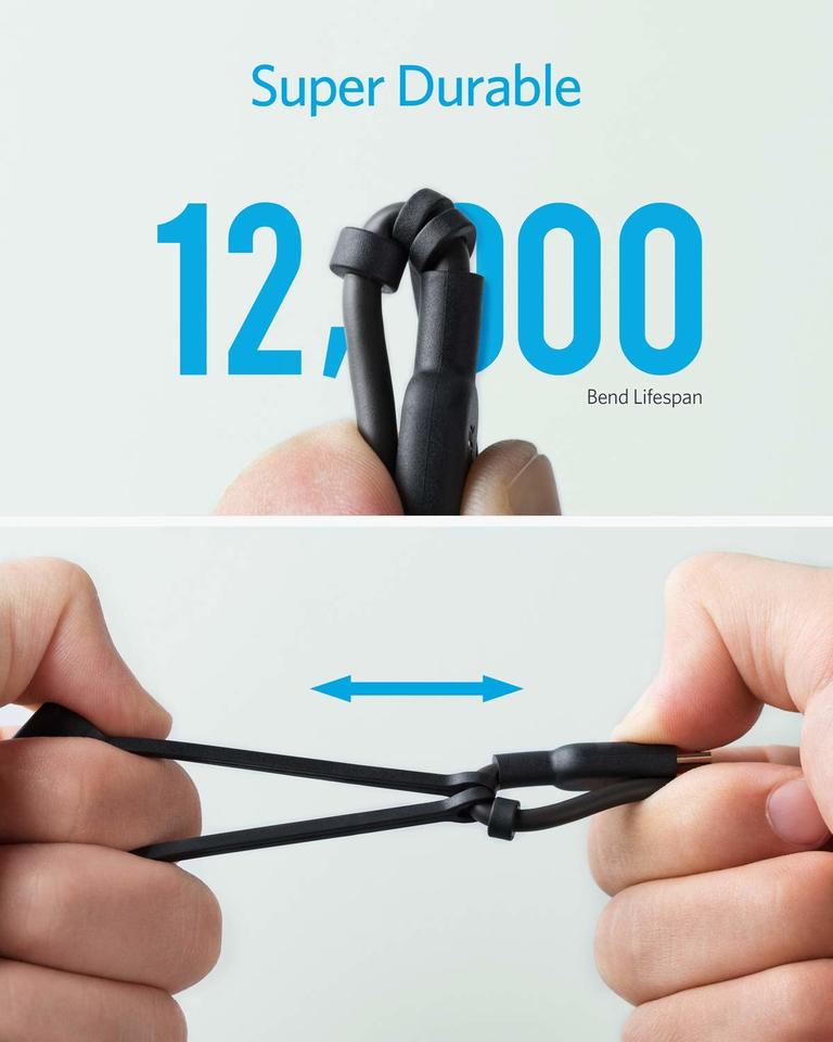 Anker 321 USB-A to Lightning Cable (3 ft 3-in-1) - Image 4