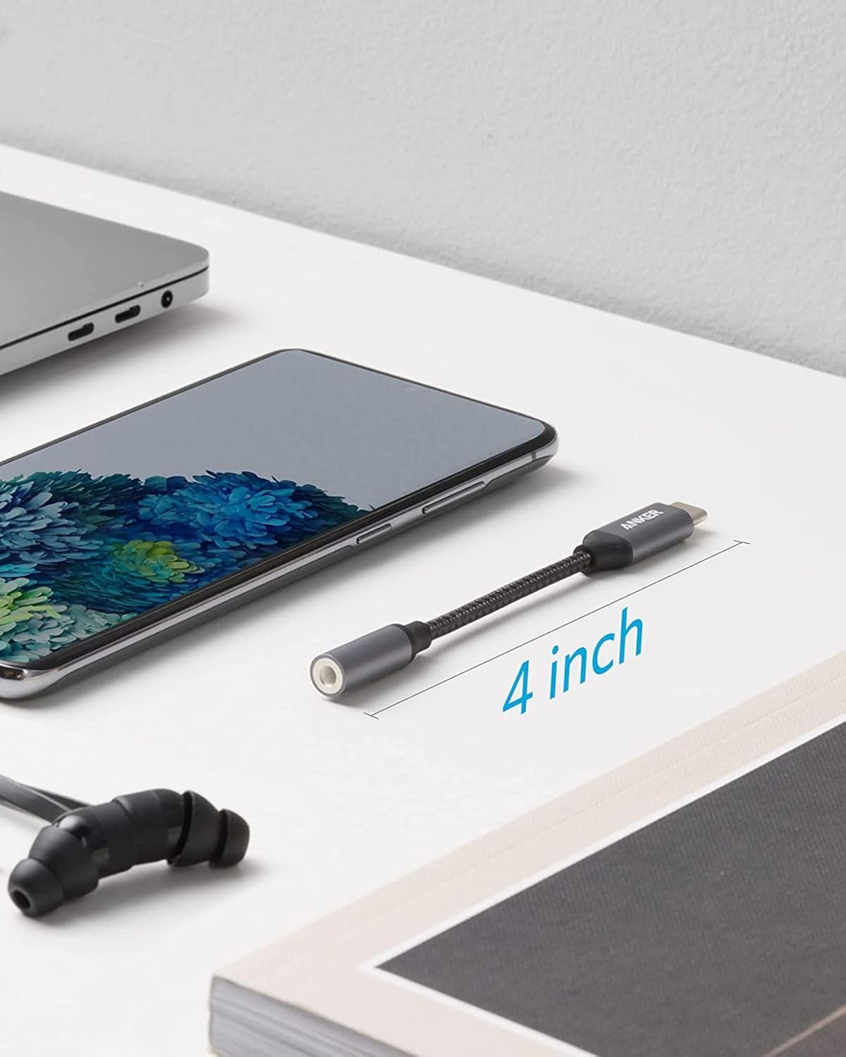 Anker Adaptateur USB-C Audio (3,5 mm, cable tress??) - Image 6