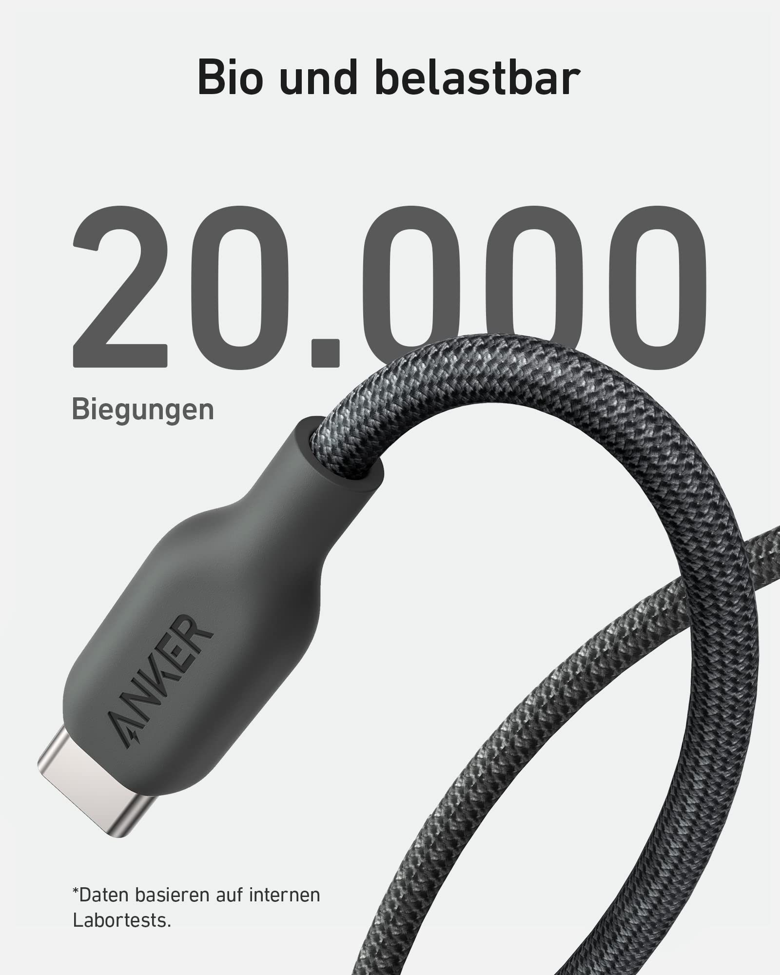Anker 541 USB-C to Lightning Cable (3 ft / 6ft Bio-Nylon) - Image 5