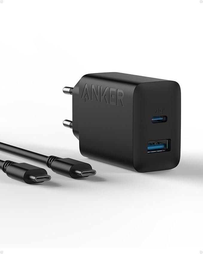 Anker Chargeur 20 W (iPhone/iPad, USB-C, cable 1,5 m)