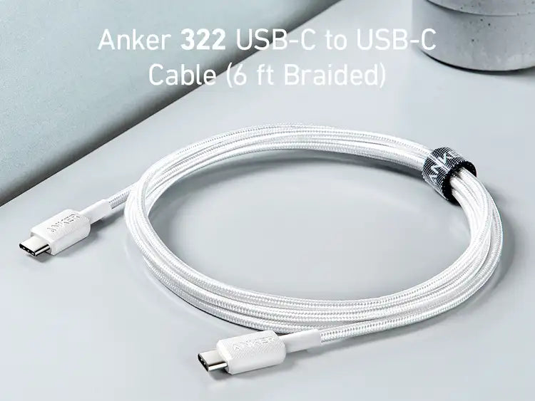 Anker 322 USB-C auf USB-C Kabel (180cm, Geflochten) - Image 4