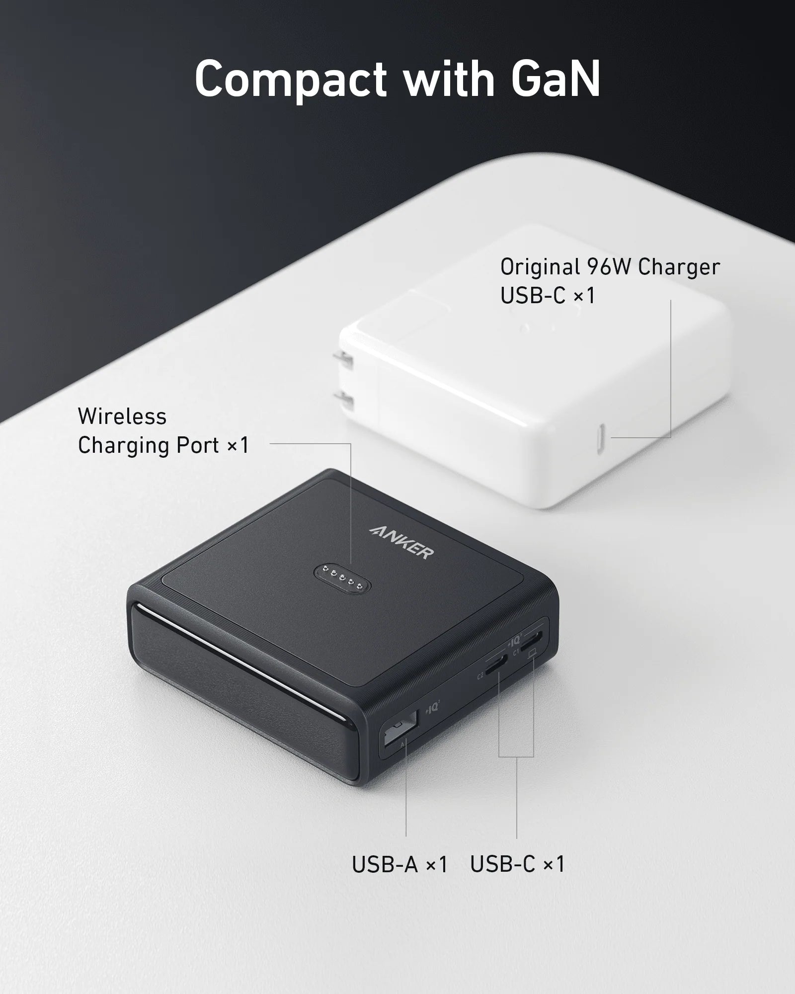Anker Prime Powerbank (26K, 300W)+ Prime USB-C auf USB-C Kabel (240W, Upcycled-Flechtdesign)+ 100W Ladestation f??r Prime Powerbank - Image 14