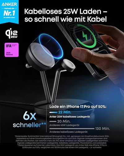 Anker Prime Kabellose Ladestation (3-in-1 St?nder) - Image 4