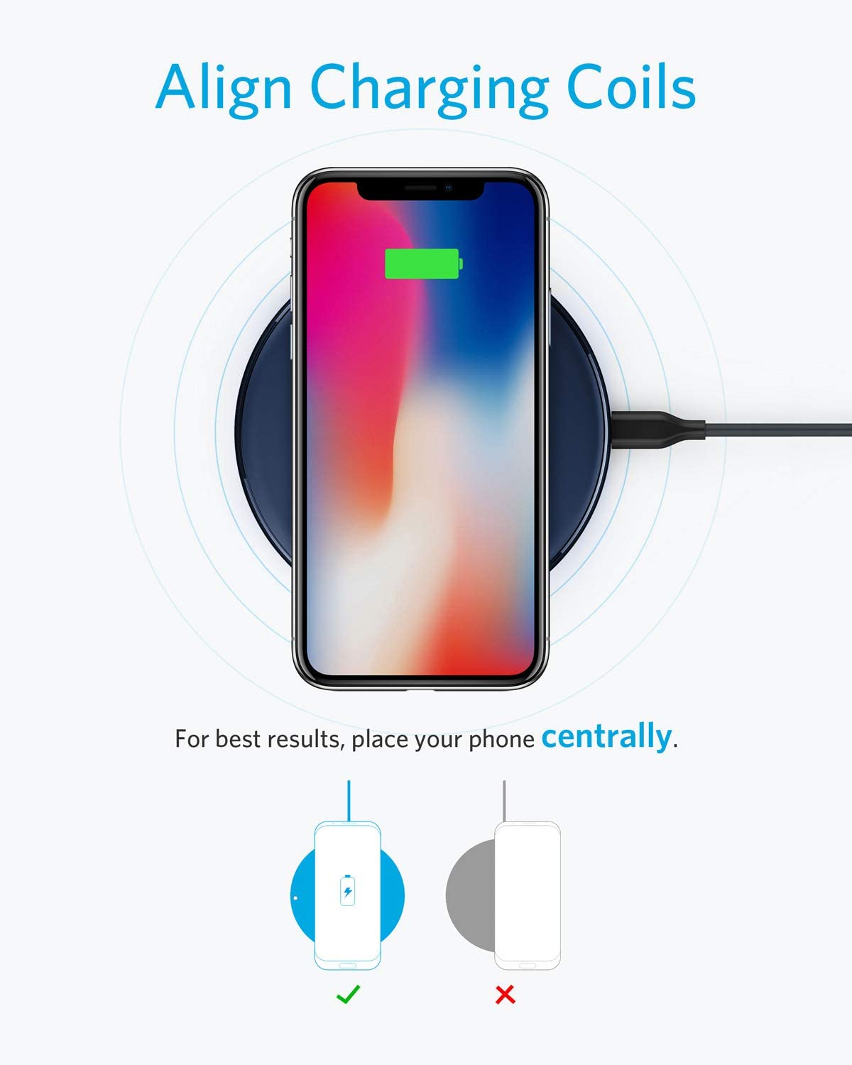 Anker 313 Wireless Charger (Pad) - Image 11