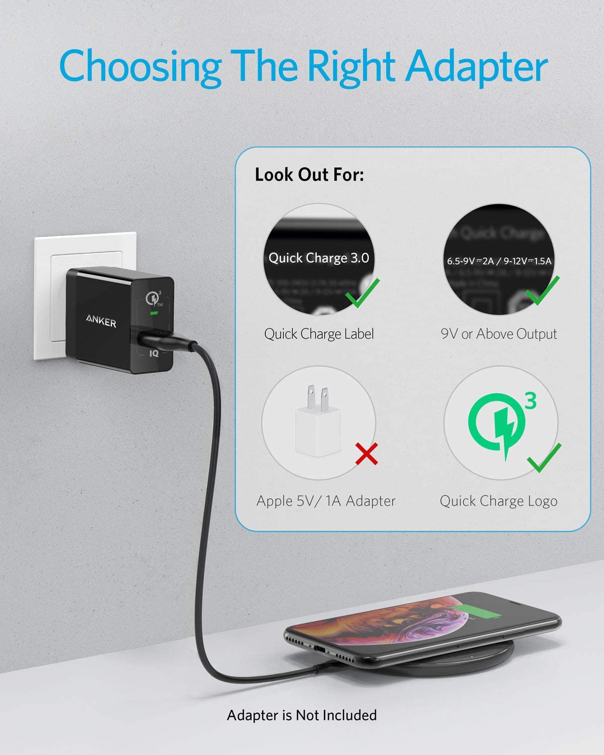 Anker 313 Wireless Charger (Pad) - Image 4