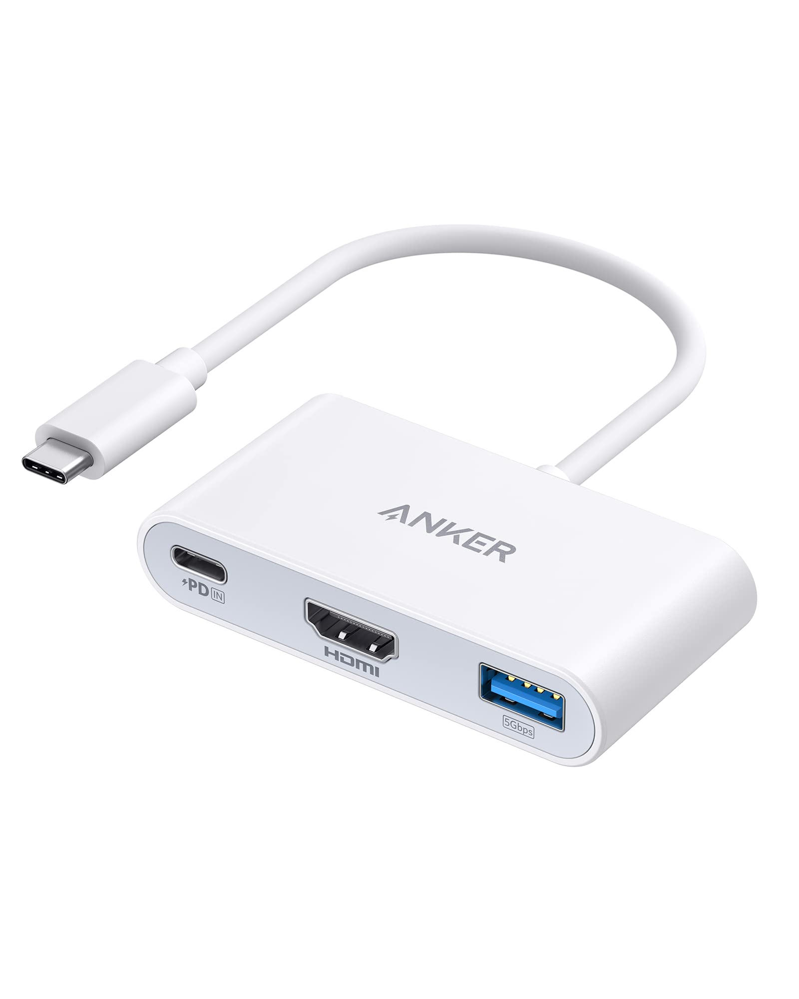 Anker Refurbished PowerExpand 3-in-1 USB-C PD Hub (White)