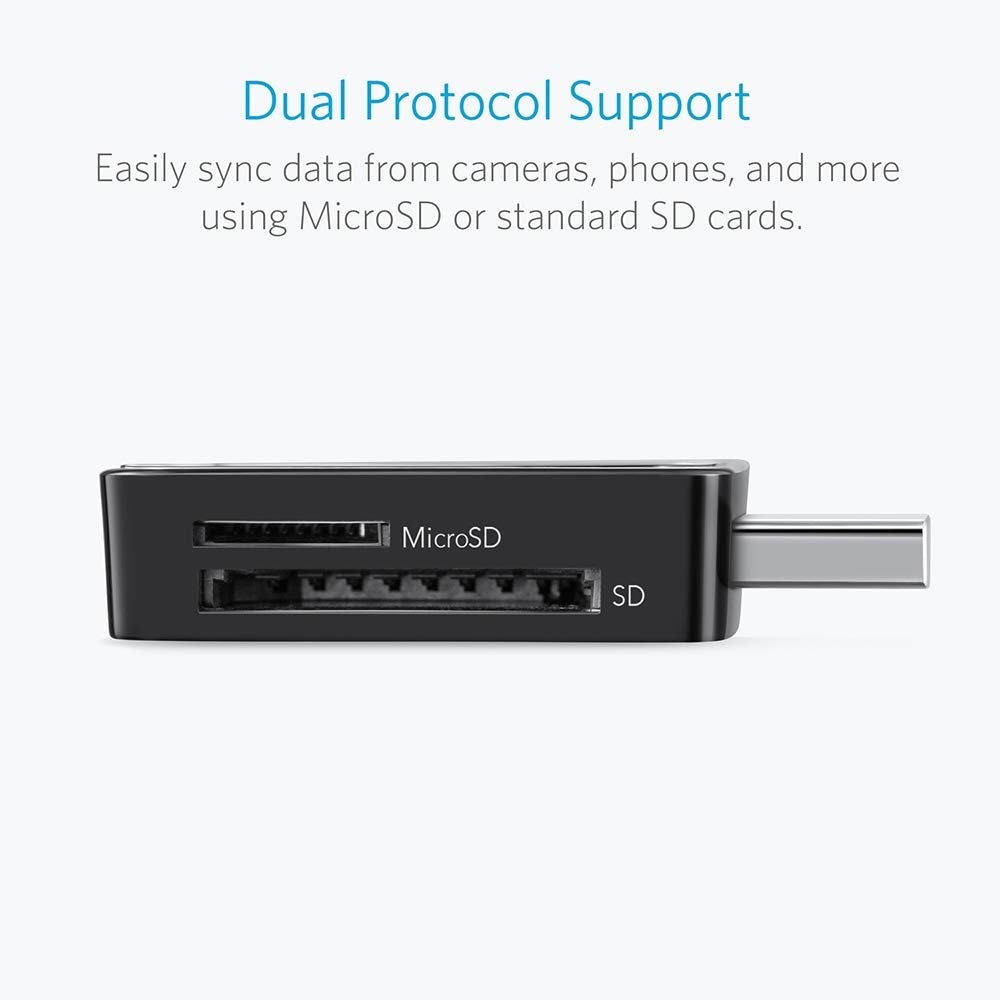 Anker 2-in-1 USB 3.0 Portable Card Reader - Image 4