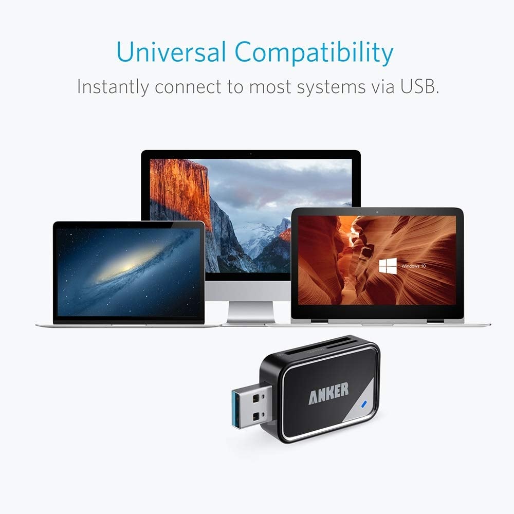 Anker 2-in-1 USB 3.0 Portable Card Reader - Image 5