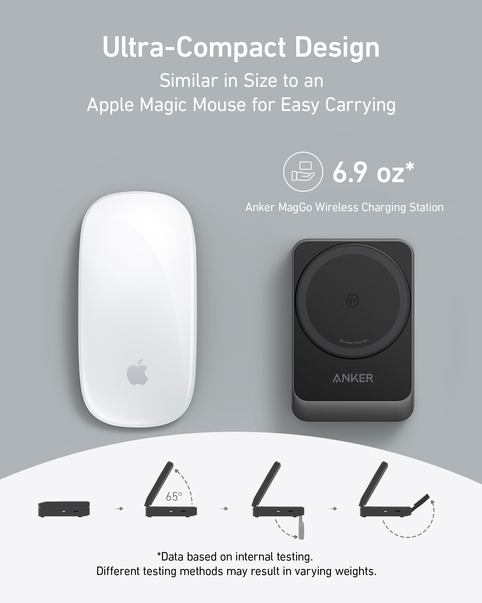 Anker MagGo Wireless Charging Station (Foldable 3-in-1) - Image 2