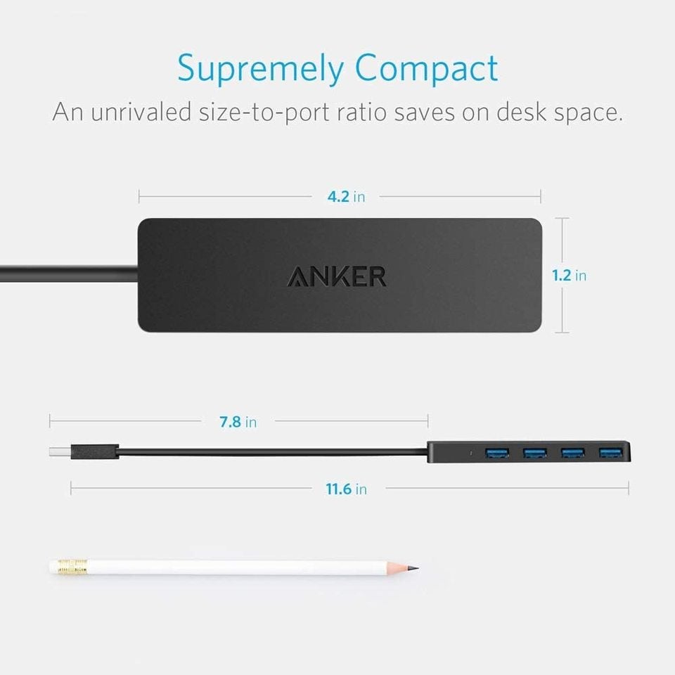 Anker Ultra Slim 4-Port USB 3.0 Data Hub - Image 6