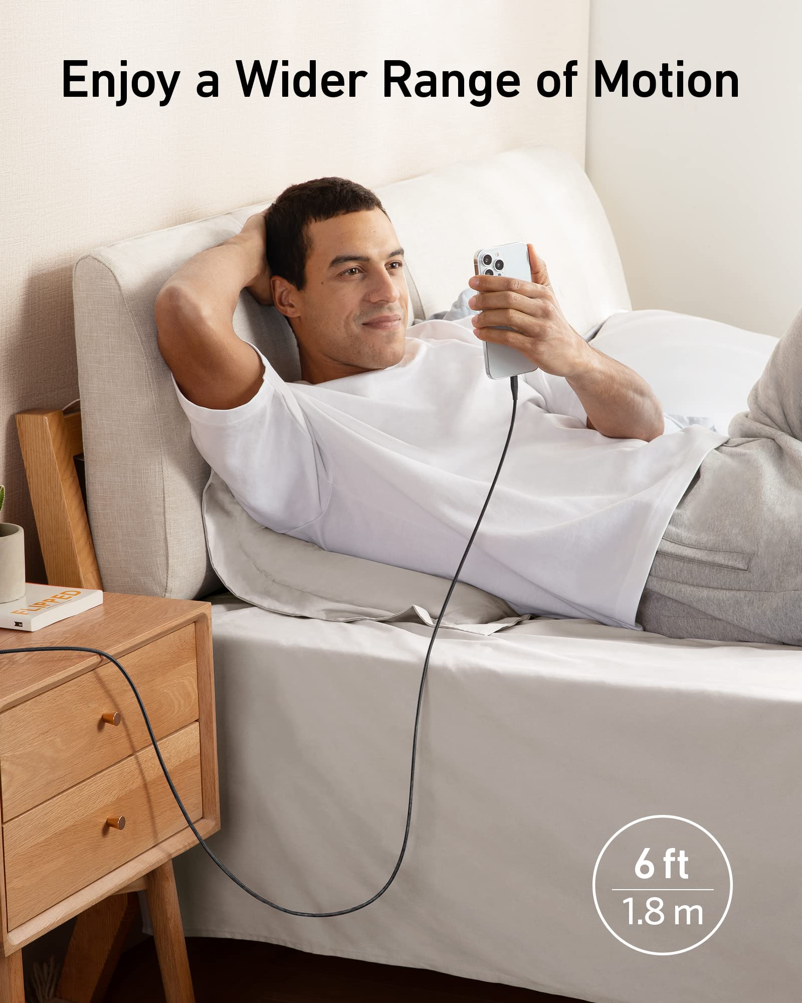 Anker 551 USB-A to Lightning Cable (3 ft / 6 ft / 10 ft) - Image 5