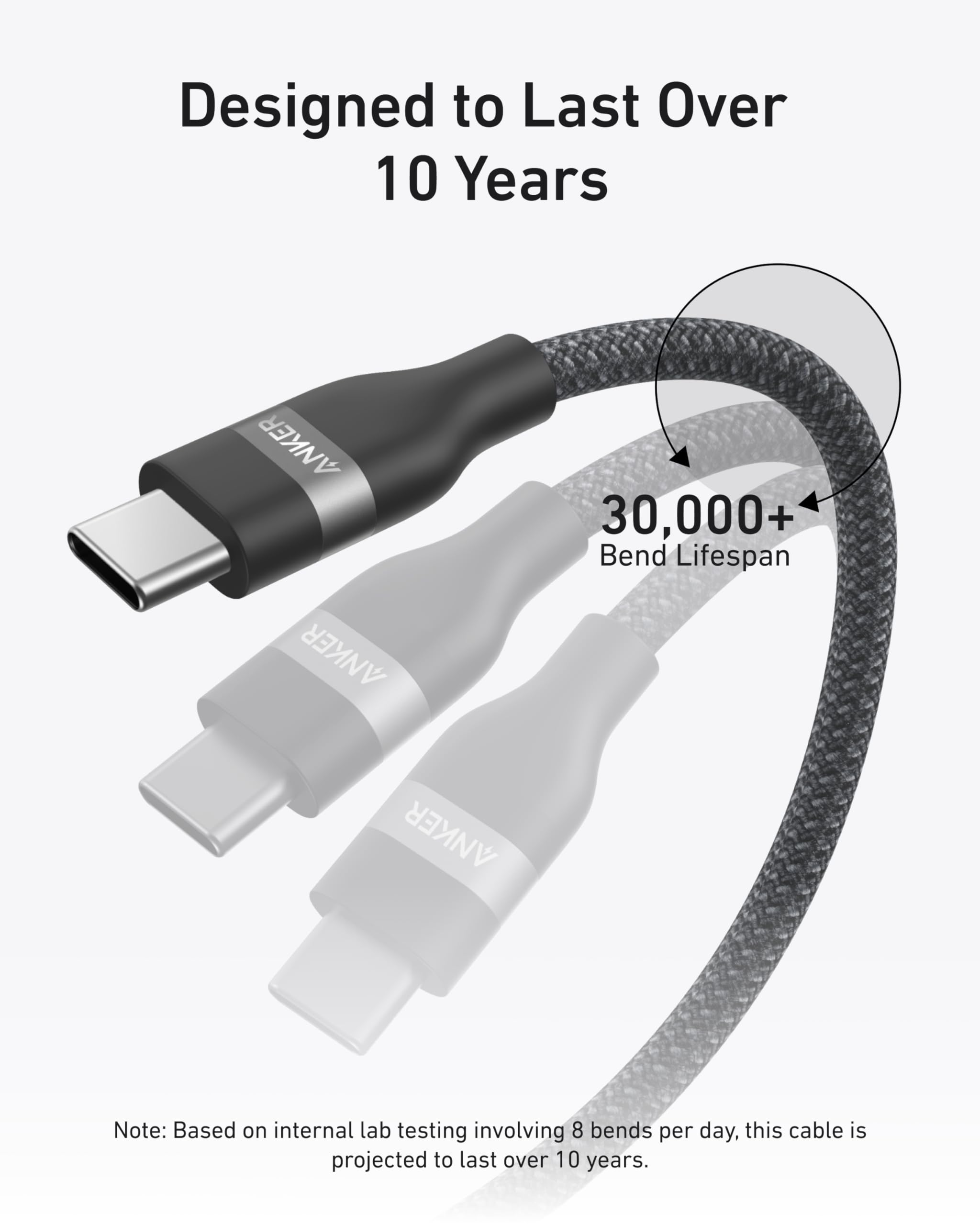 Anker Power Bank (20K, 87W, Built-In USB-C Cable) and USB-C to USB-C Cable - Image 9