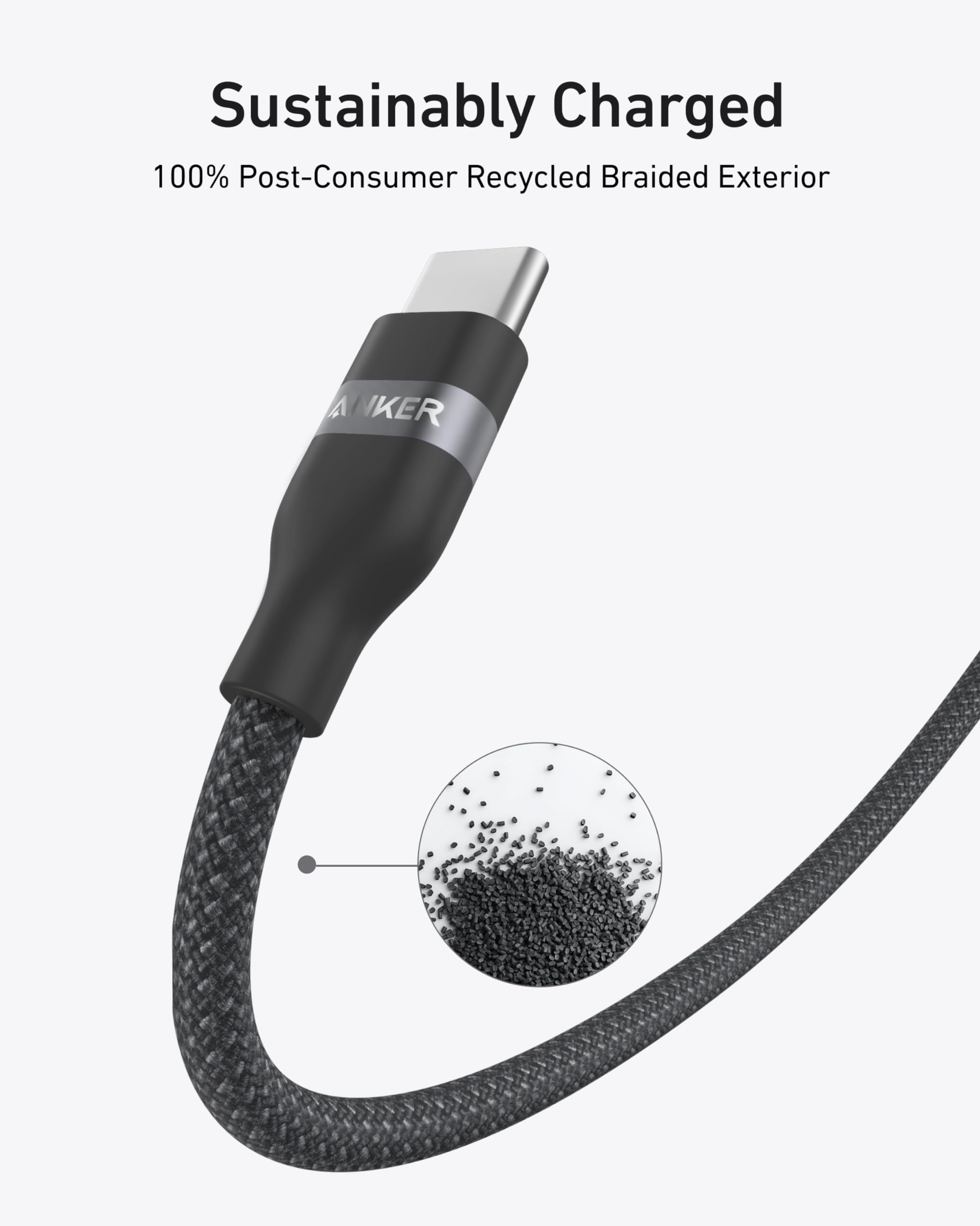 Anker Laptop Power Bank (25K, 165W, Built-In and Retractable Cables) and USB-C to USB-C Cable (6 ft, 240W, Upcycled-Braided) - Image 13