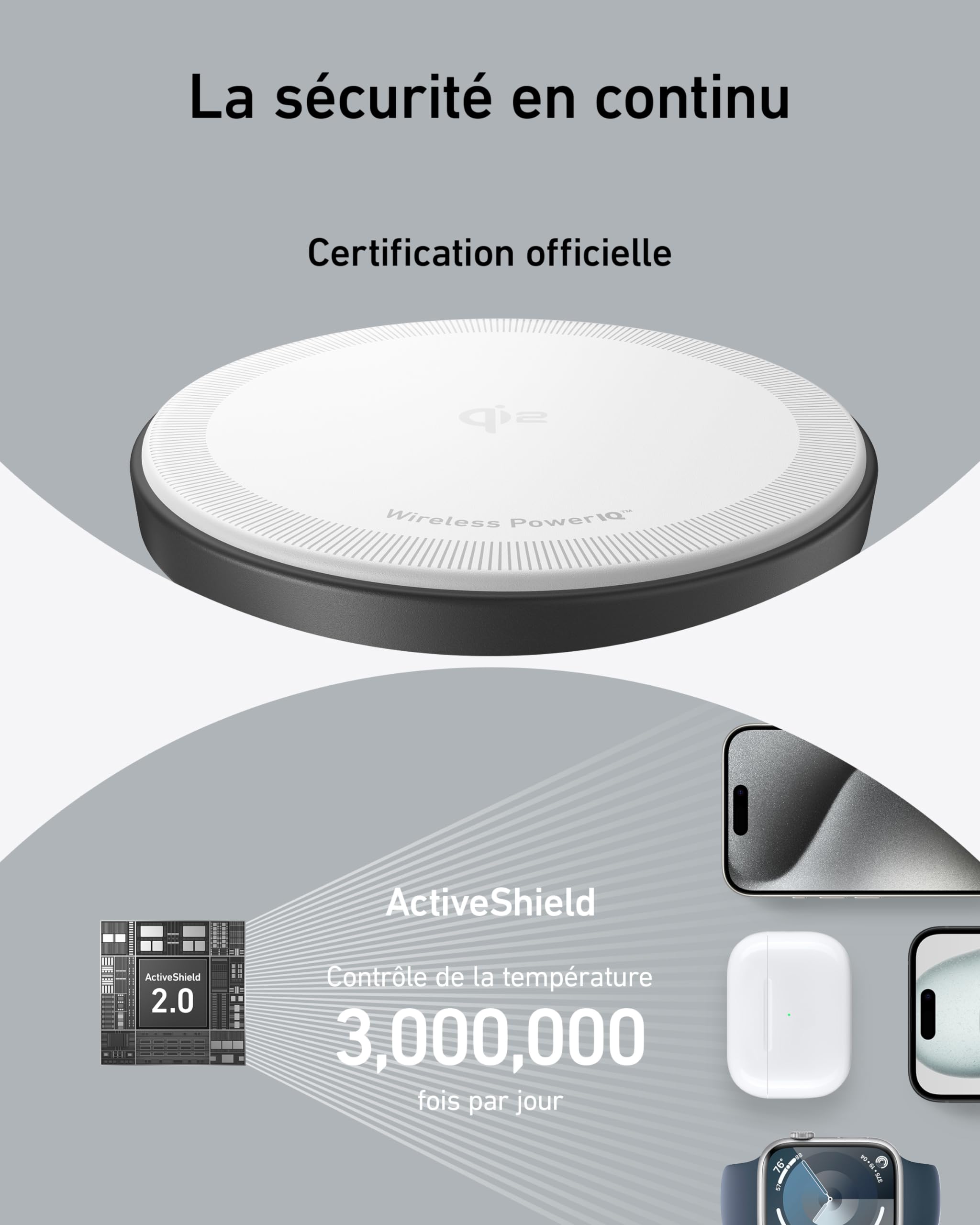 Anker station de recharge ?? induction MagGo (3-en-1, socle) - Image 14
