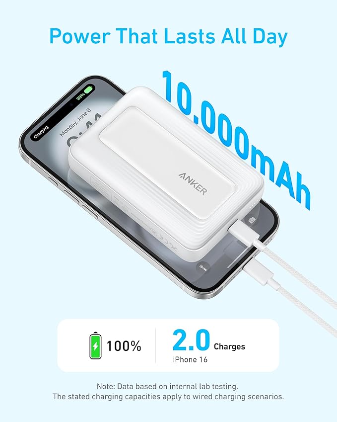 Anker Zolo Magnetic Power Bank (10K, 30W) - Image 3