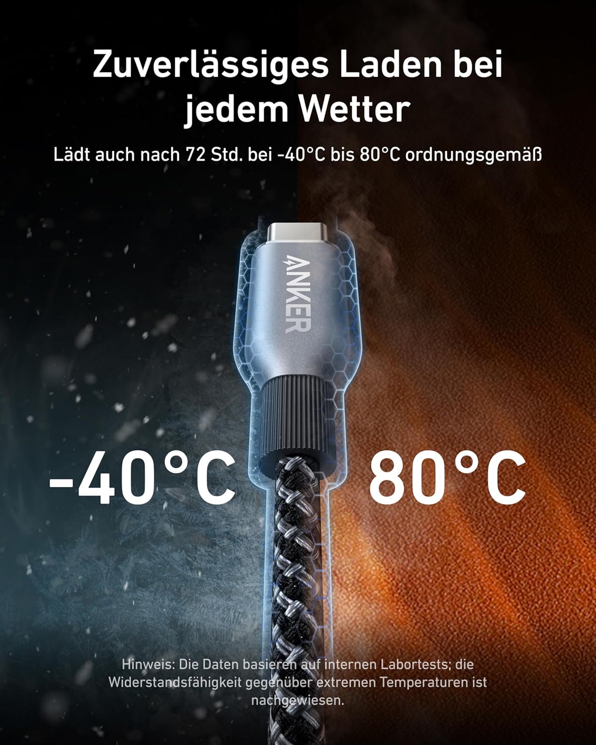 Anker Prime USB-C auf USB-C Kabel (240W, Upcycled-Flechtdesign) - Image 4