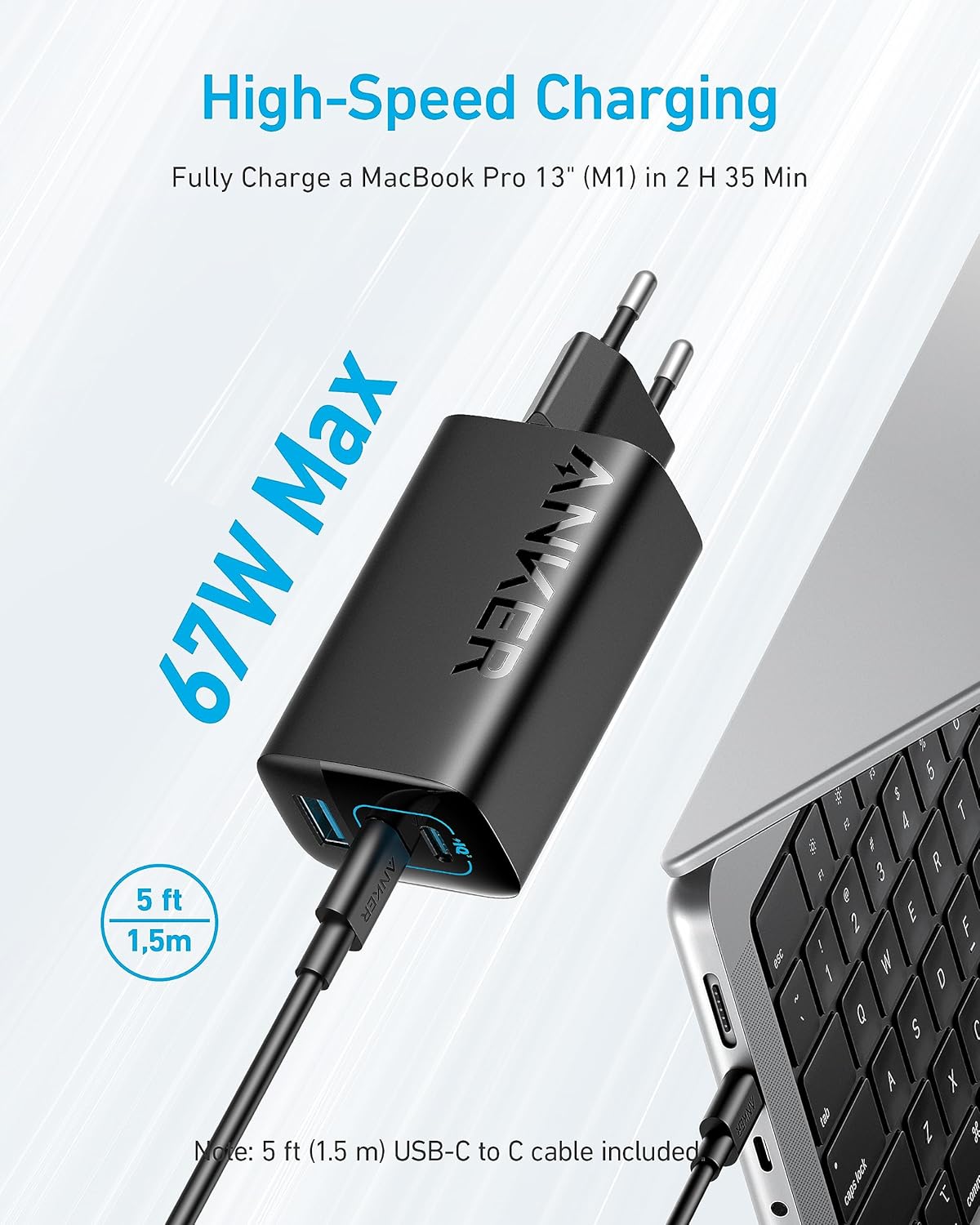 Anker 335 Charger (67W) - Image 2