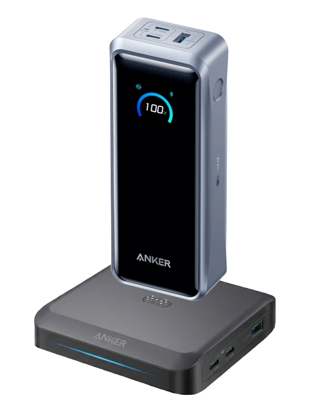 Anker Prime Powerbank (26K, 300W) + Prime Charging Base (150W, 3 Ports)