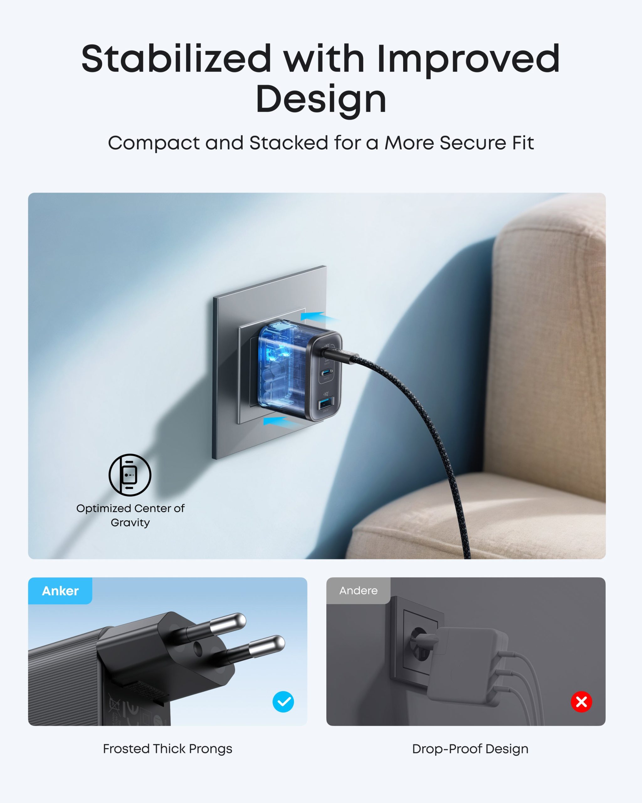 Anker Nano Power Bank (5K, MagGo, Slim) and Nano Charger (70W, 3 Ports) - Image 4