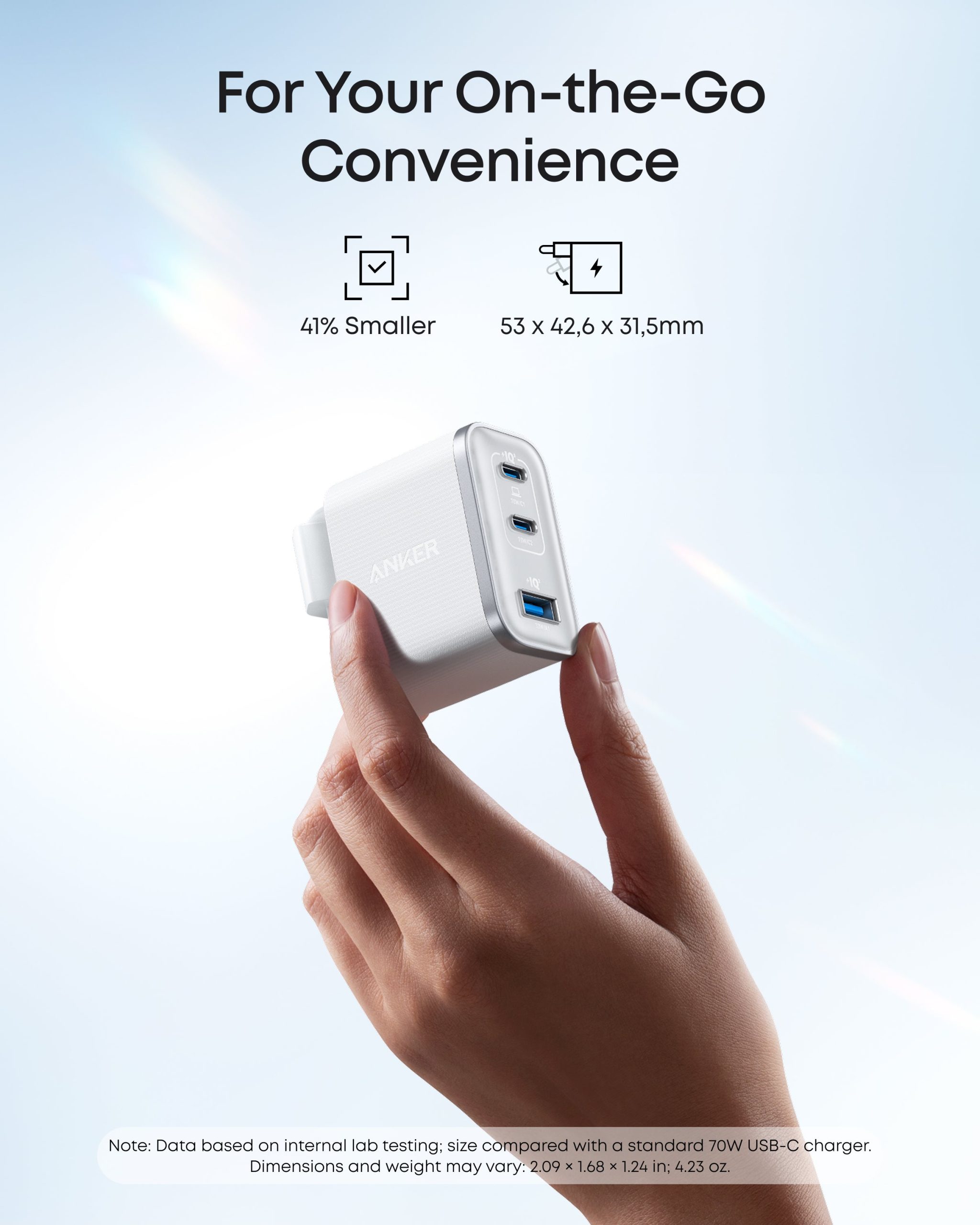 Anker Nano Charger (70W, 3 Ports) - Image 10
