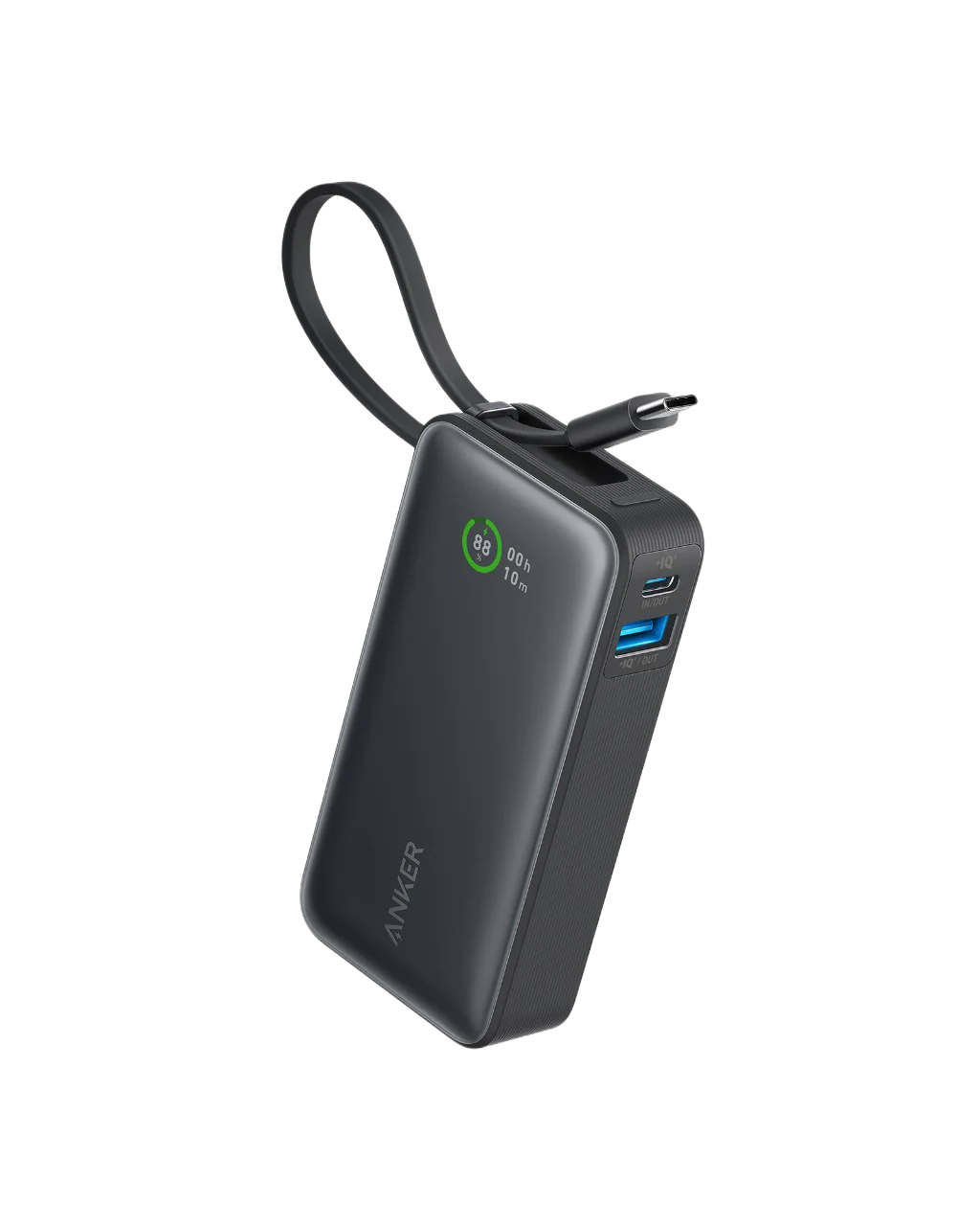 Anker Nano Power Bank (30W, Built-In USB-C Cable) | Customizable