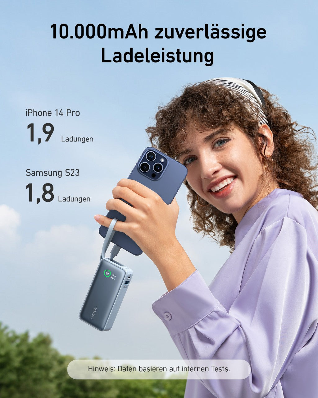 Anker Nano Powerbank + 641 USB-C auf Lightning Kabel (0,9m) - Image 5