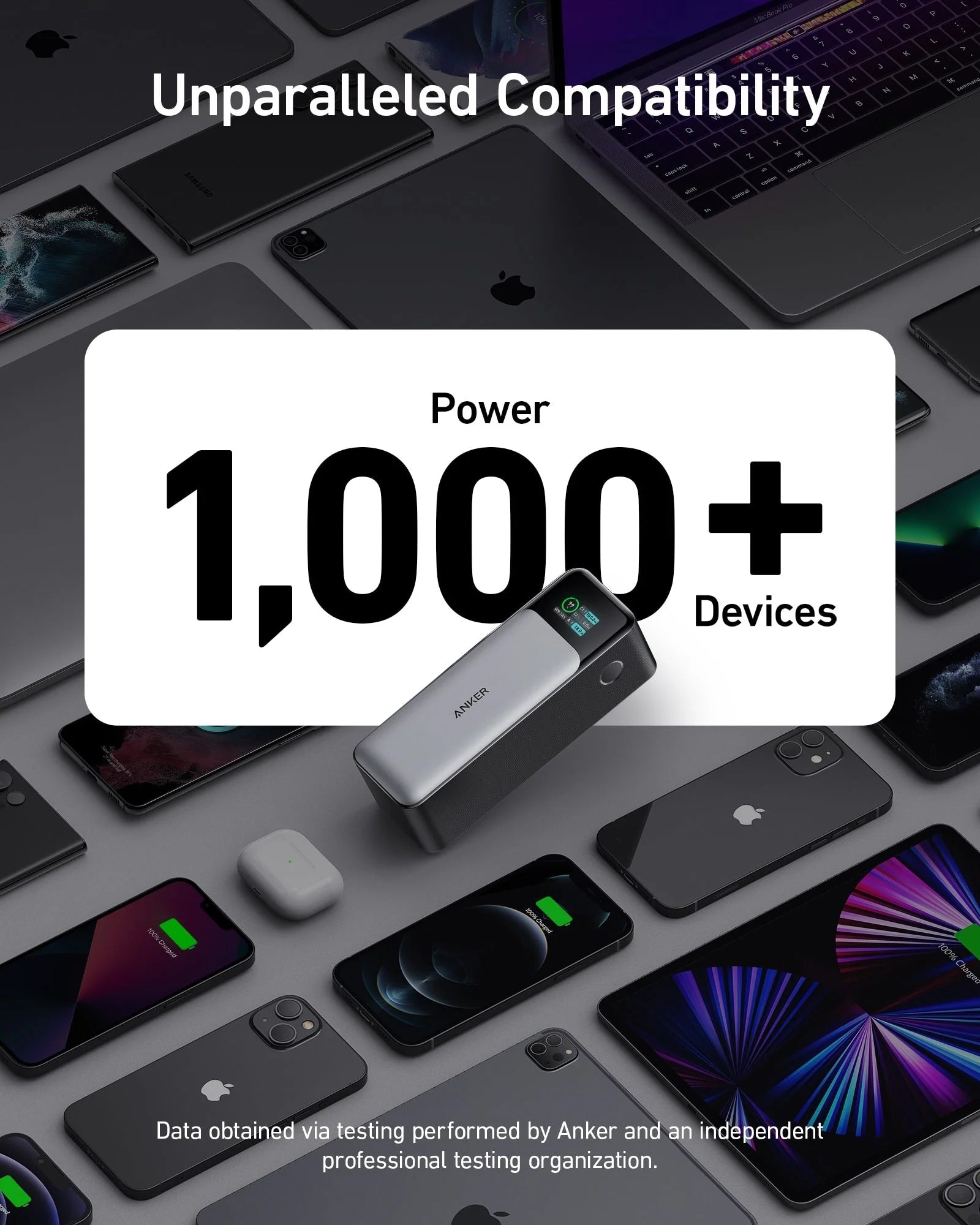 Anker 737 Power Bank (PowerCore 24K) and Prime Charger (100W, 3 Ports, GaN) - Image 6