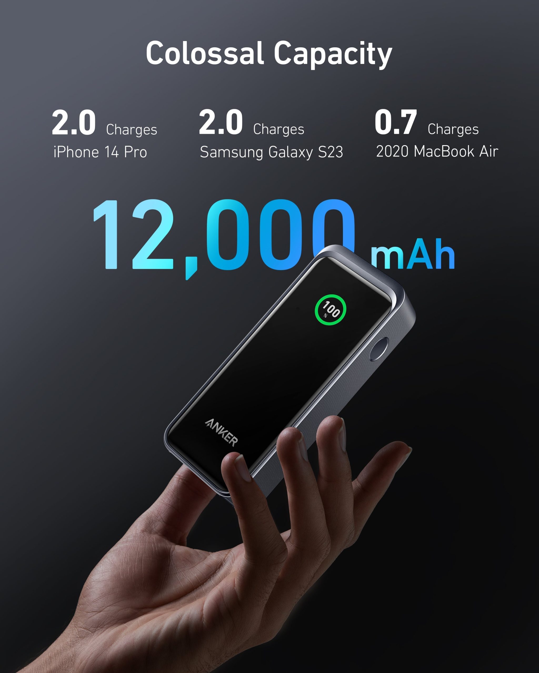 Anker Prime 12,000mAh Power Bank (130W) - Image 4
