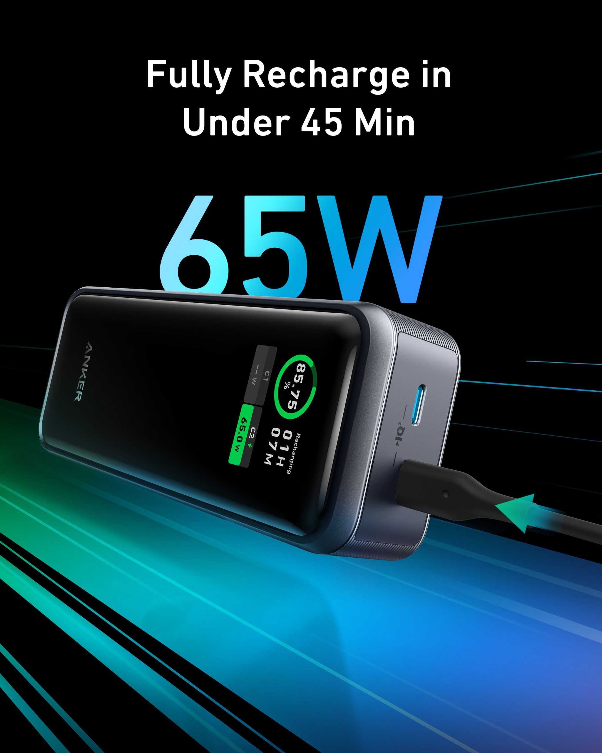 Anker Prime 12,000mAh Power Bank (130W) - Image 6