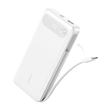 Anker Power Bank (20K, 87W, Built-In USB-C Cable) - Image 7