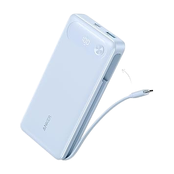Anker Power Bank (20K, 87W, Built-In USB-C Cable) - Image 13