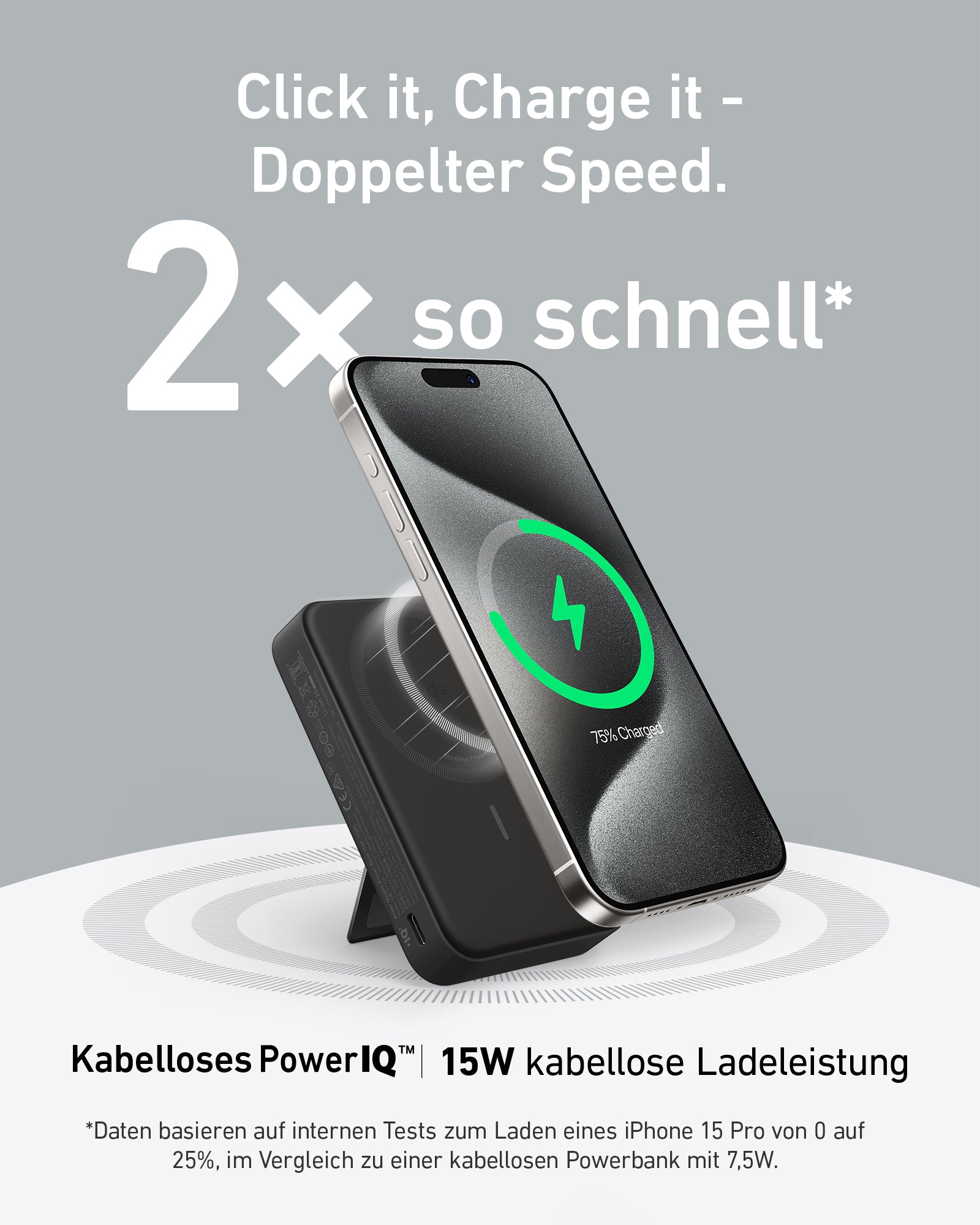 Anker MagGo Kabellose Ladestation (Faltbar 3-in-1) + MagGo Powerbank (10K) - Image 9