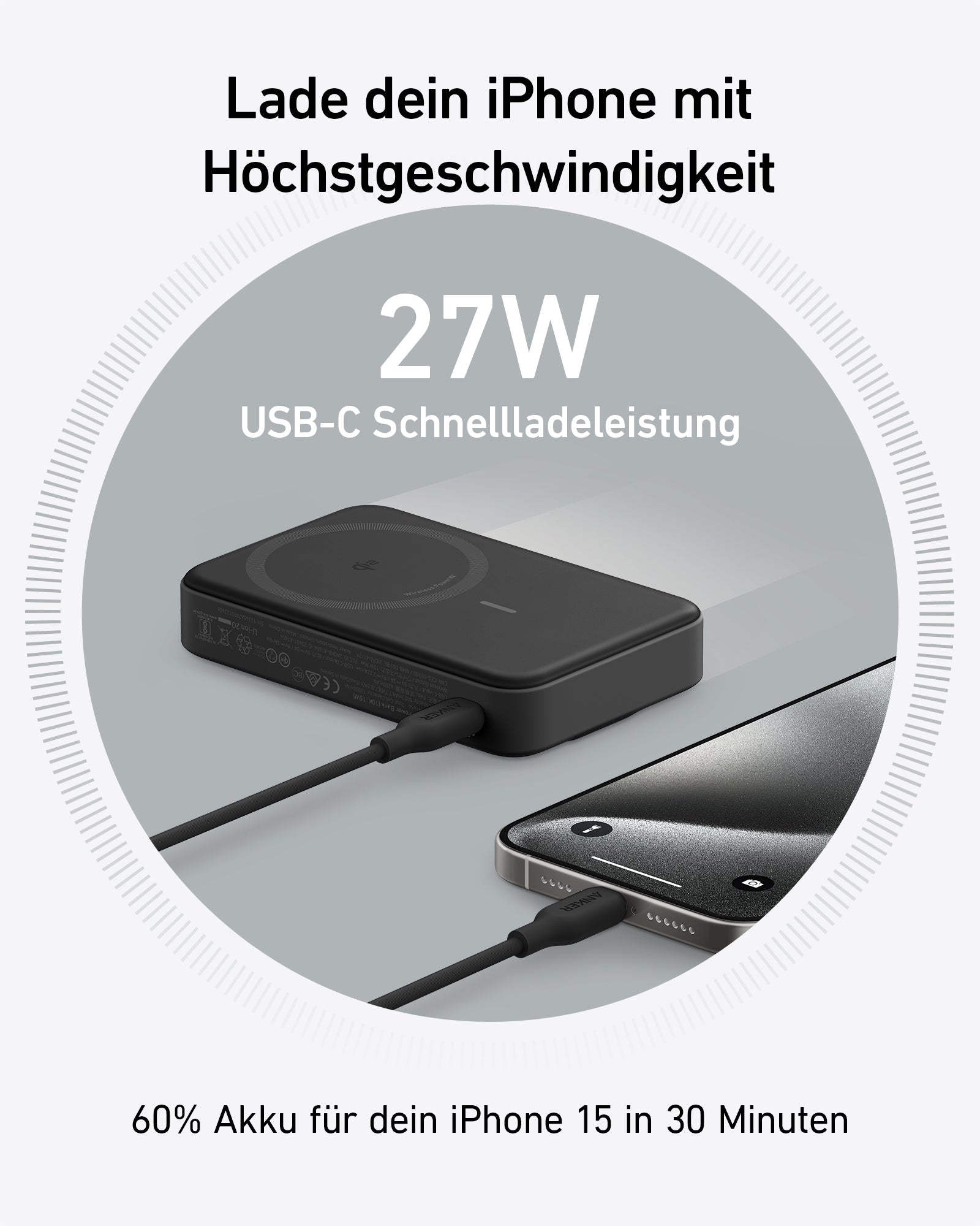 Anker MagGo Kabellose Ladestation (Faltbar 3-in-1) + MagGo Powerbank (10K) - Image 14