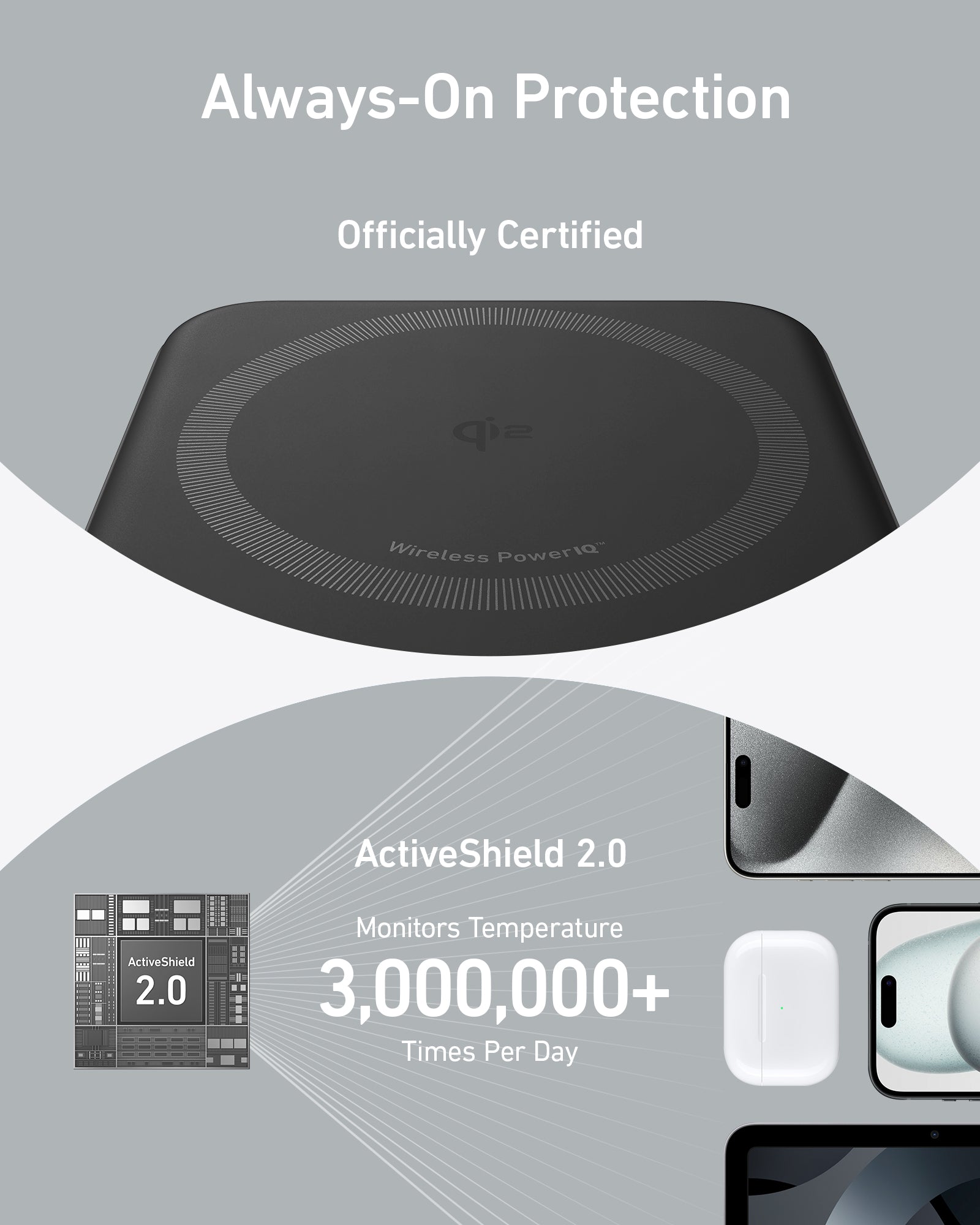Anker MagGo Power Bank (10K, Built-in Stand & Smart Display) - Image 15