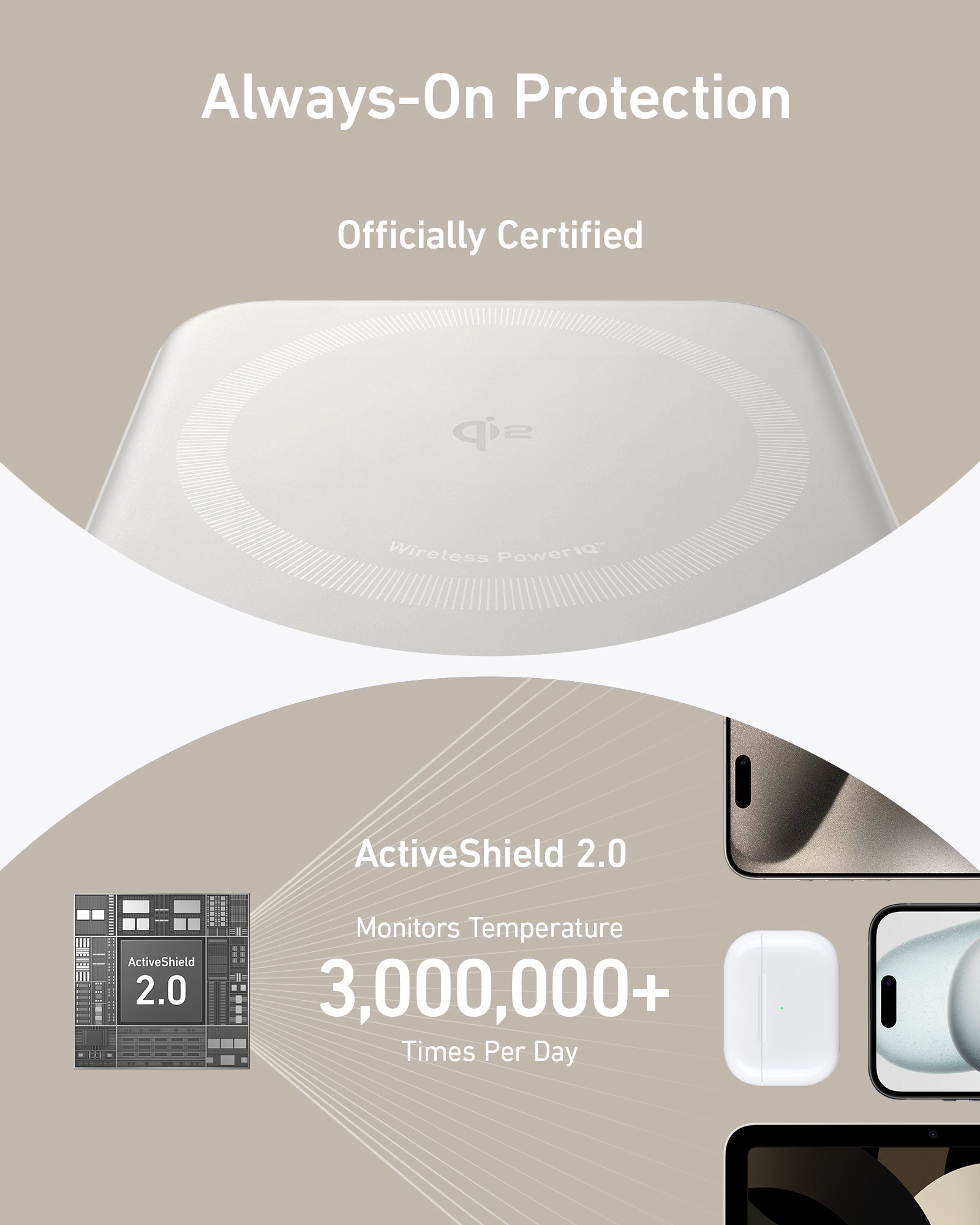 Anker MagGo Power Bank (10K, Built-in Stand & Smart Display) - Image 9