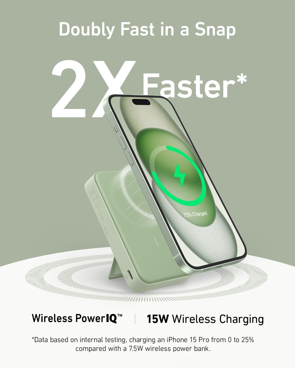 Anker MagGo Power Bank (10K, Built-in Stand & Smart Display) - Image 24