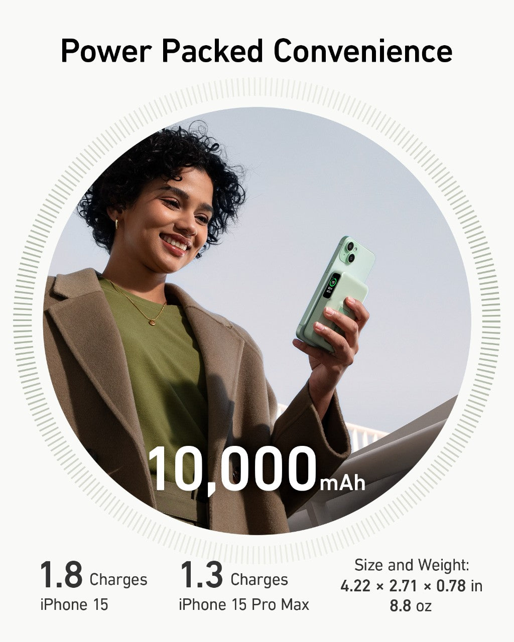 Anker MagGo Power Bank (10K, Built-in Stand & Smart Display) - Image 27