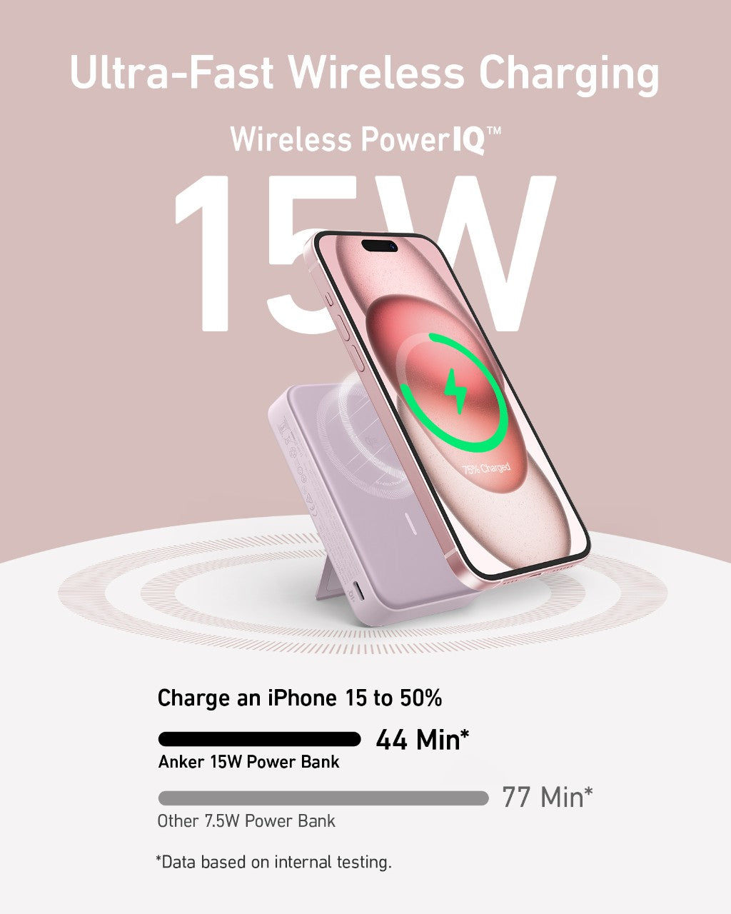 Anker MagGo Power Bank (10K, Built-in Stand & Smart Display) - Image 32