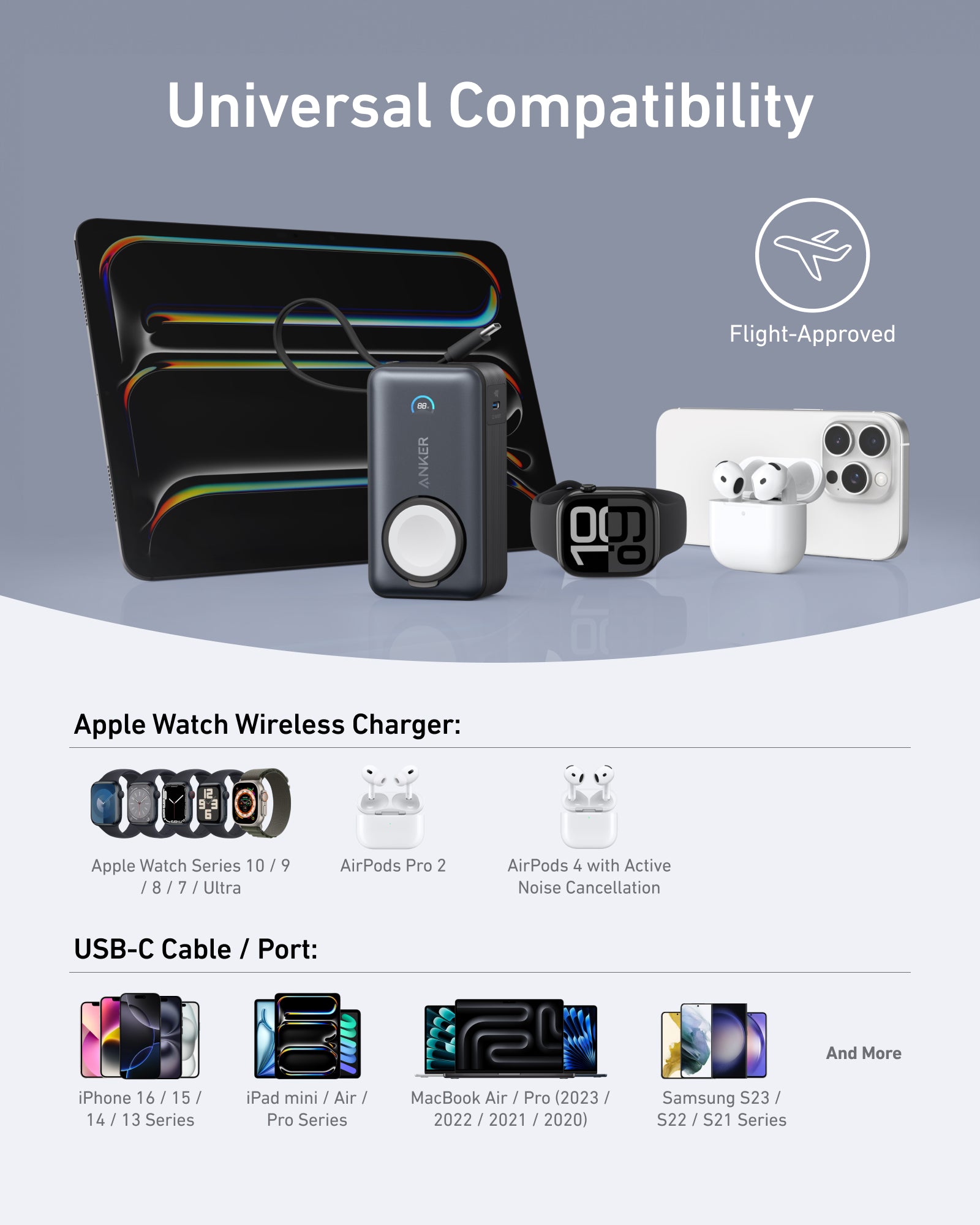 Anker MagGo Power Bank (10K, 35W, For Apple Watch) - Image 6