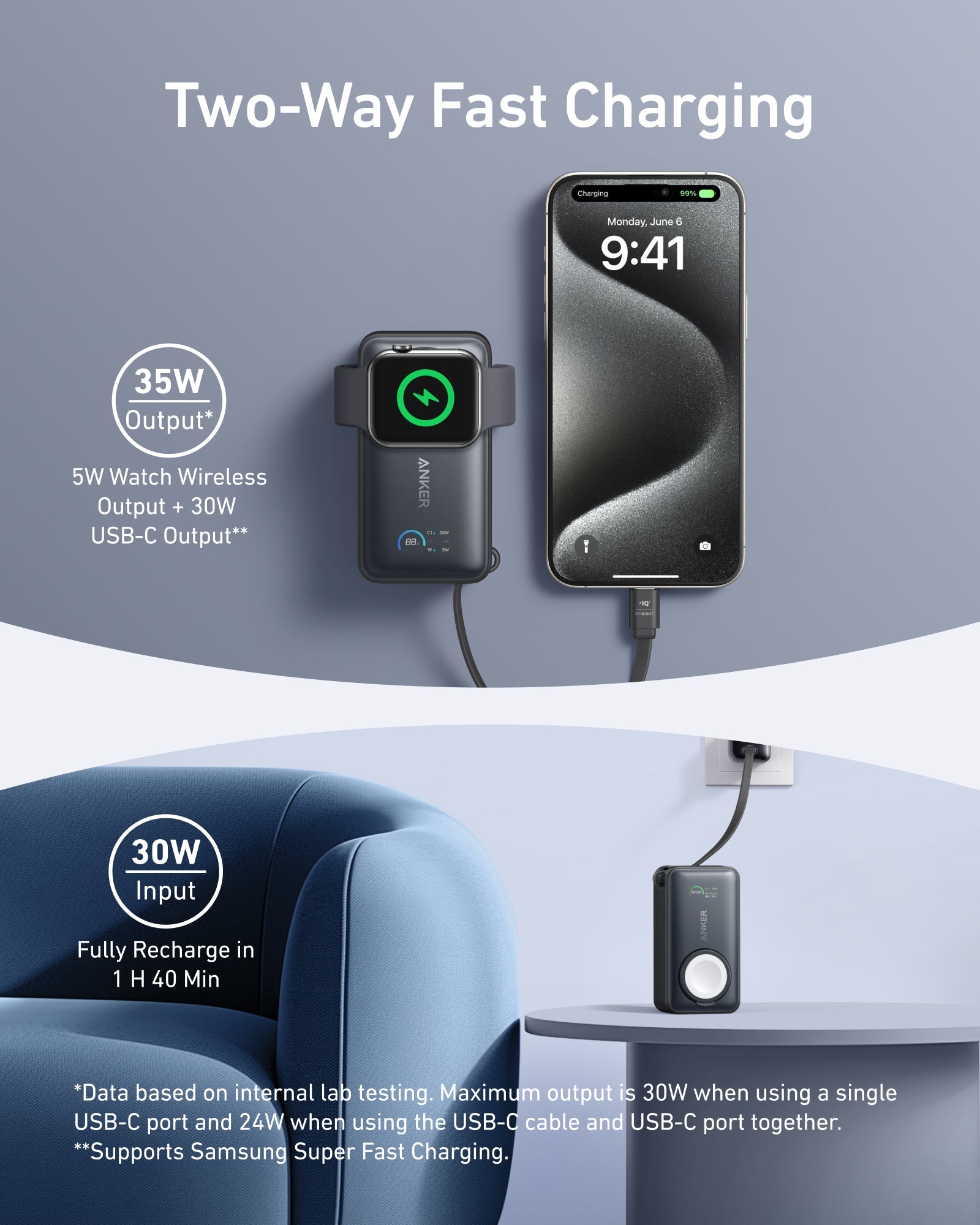 Anker MagGo Power Bank (10K, 35W, For Apple Watch) | Exclusive Livestream Offer - Image 9