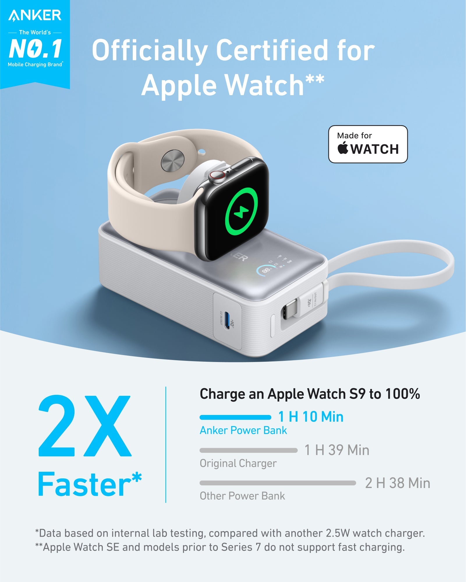 Anker MagGo Power Bank (10K, 35W, For Apple Watch) | Exclusive Livestream Offer - Image 2