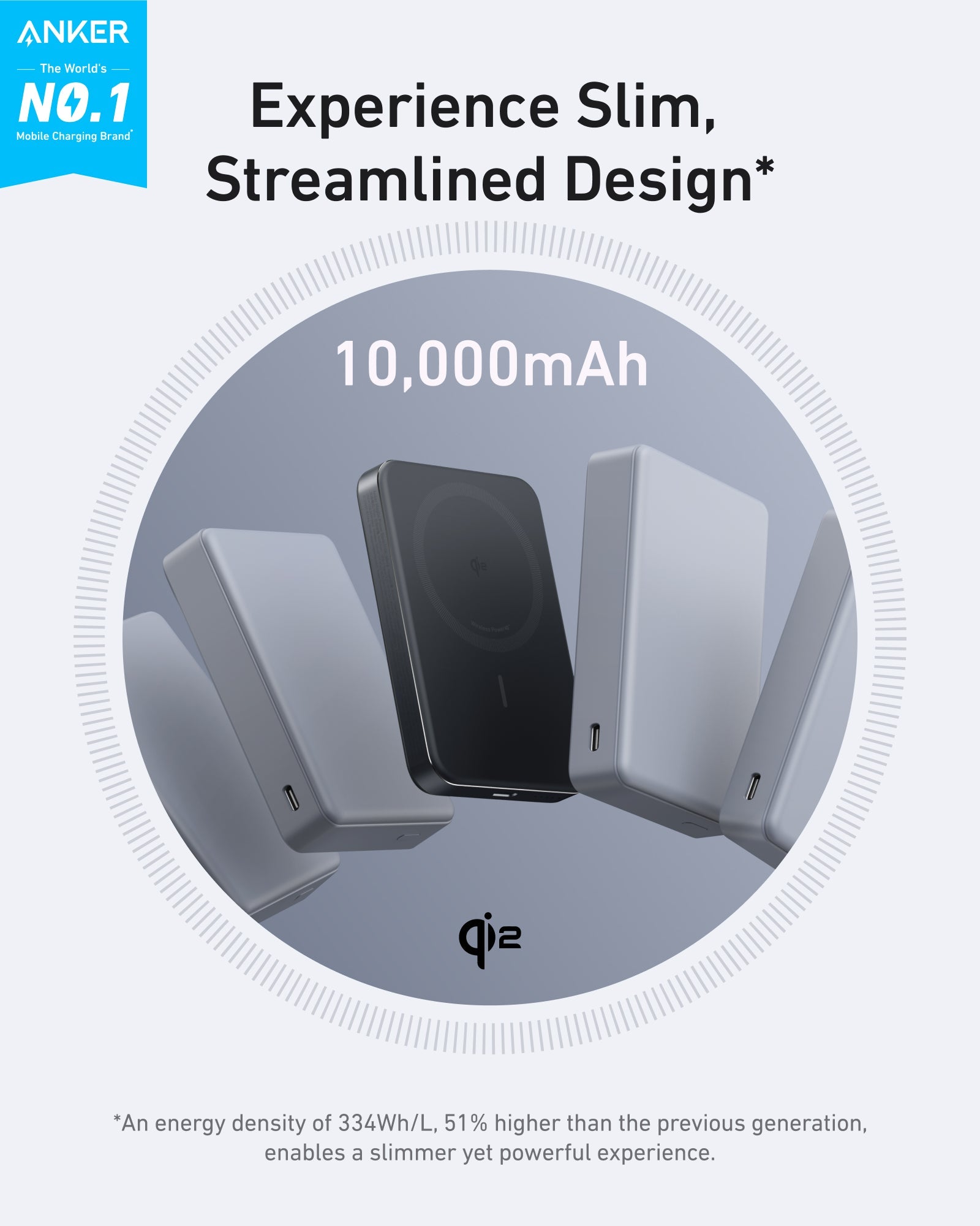 Anker MagGo Power Bank, 10,000mAh Wireless Charger, Ultra-Slim, 15W Fast Charging - Image 9