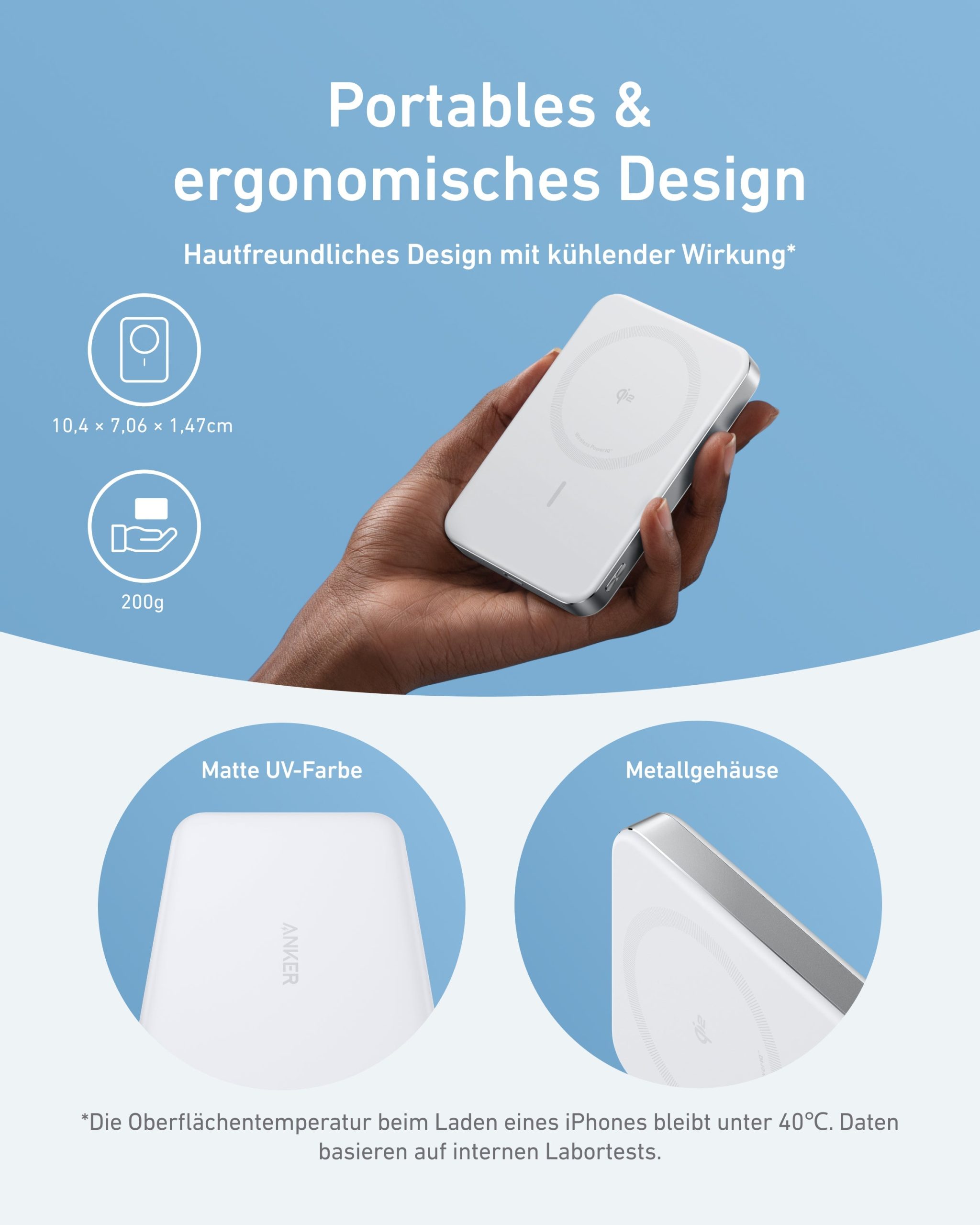 Anker Powerbank (25K, 165W, Integriertes + einziehbares Kabel) + MagGo Powerbank (10000mAh, Slim) - Image 9