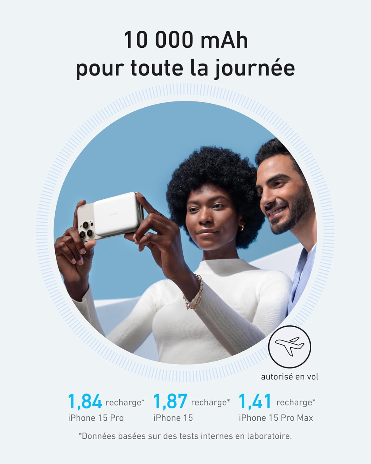 Anker Chargeur (140 W, 4 ports) +PowerBank MagGo (10K, Slim) - Image 4