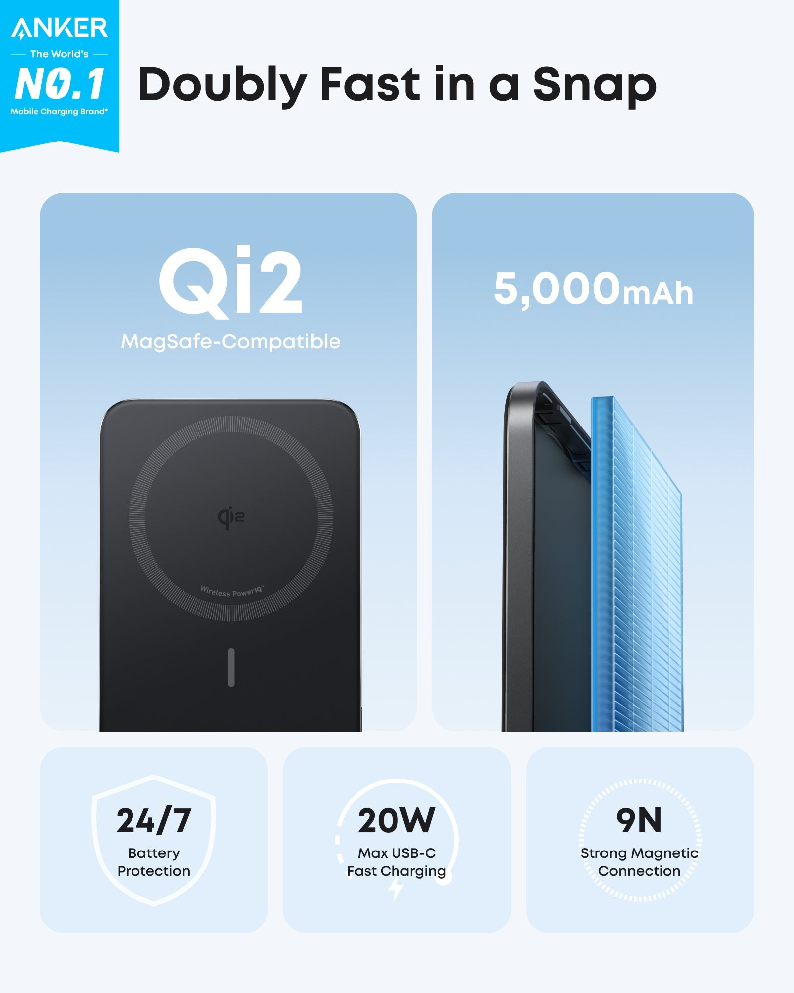 Anker Nano Power Bank (5K, MagGo, Slim) and Nano Charger (70W, 3 Ports) - Image 9