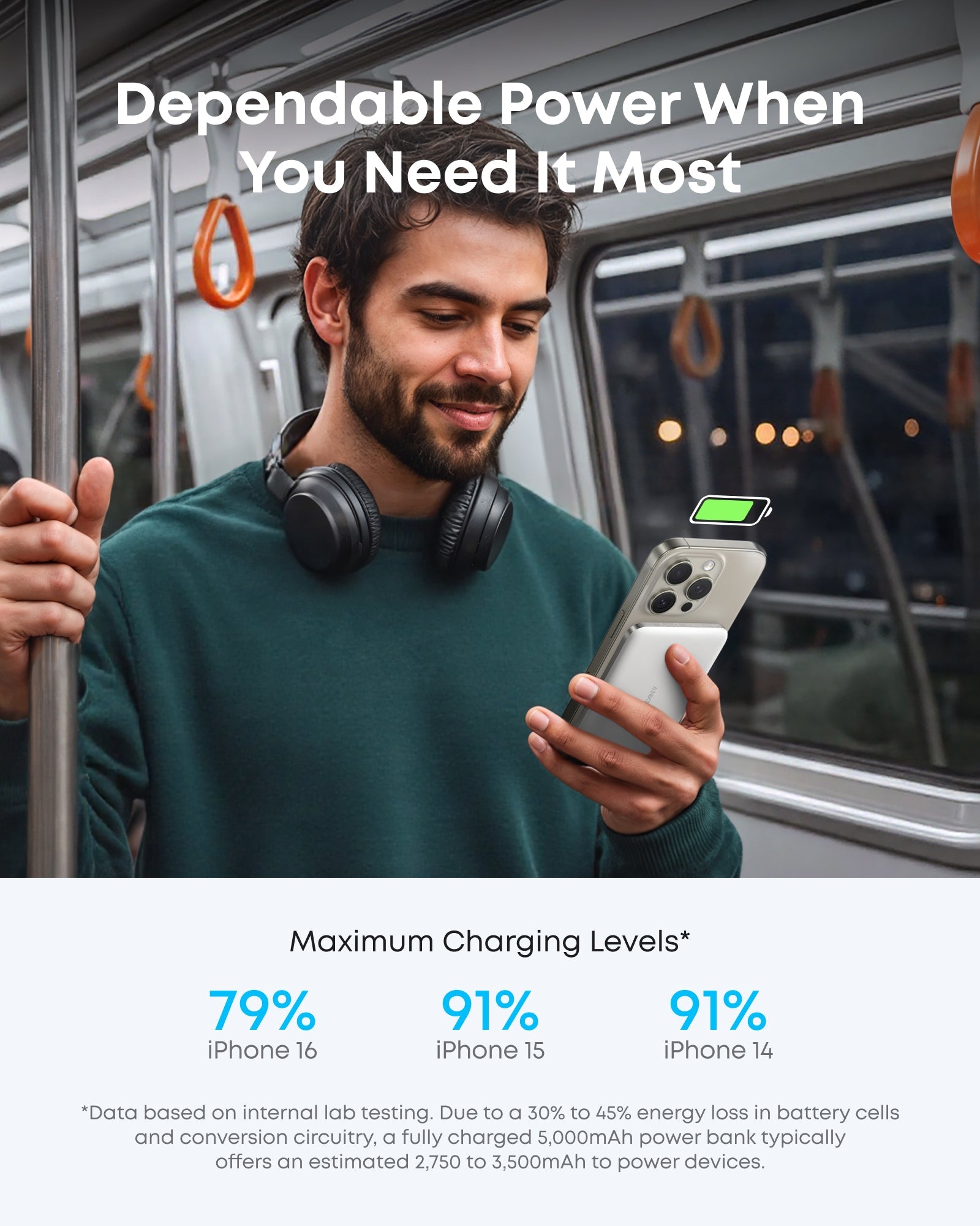 Anker Nano Power Bank (5K, MagGo, Slim) - Image 16