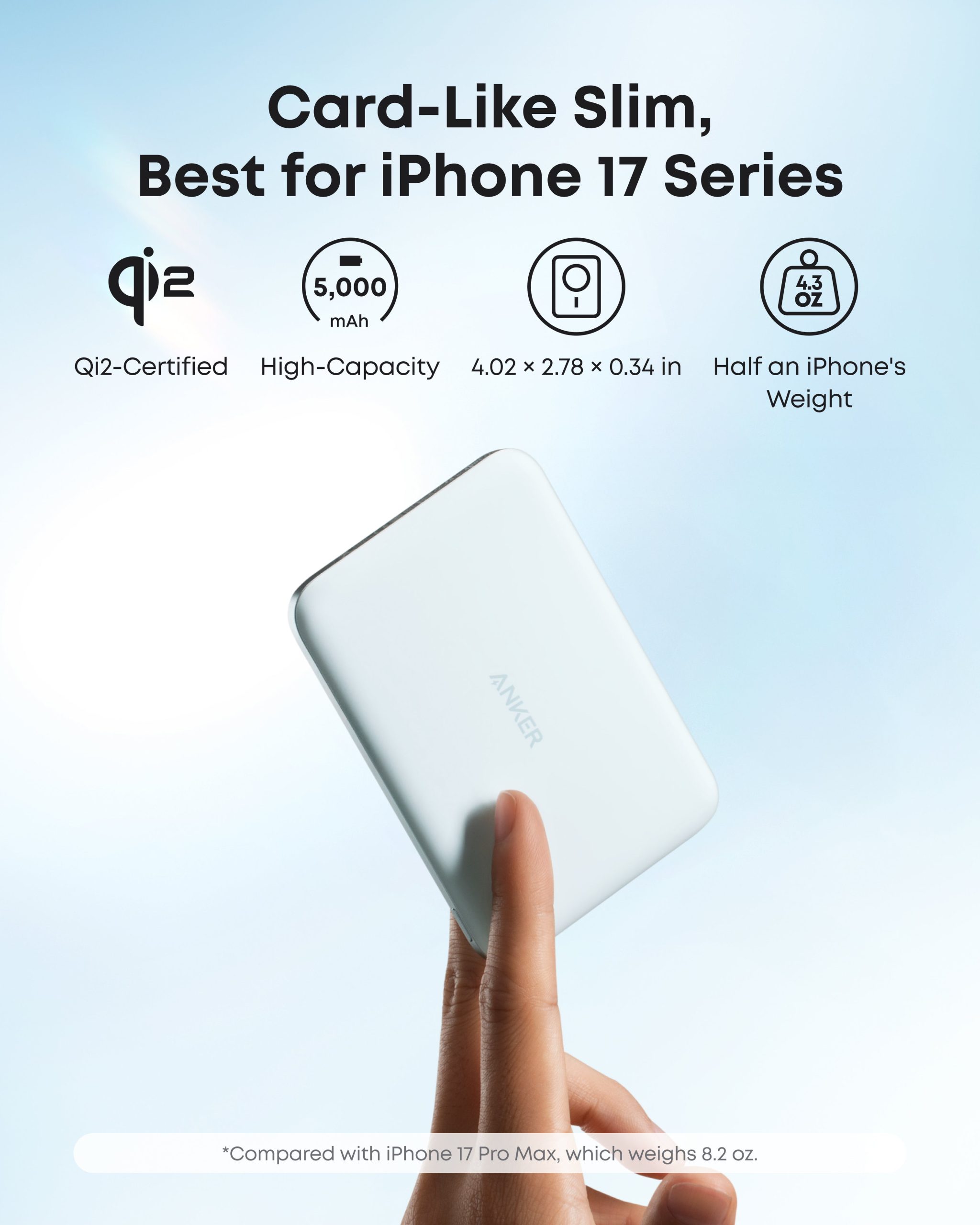 Anker Nano Power Bank (5K, MagGo, Slim) - Image 15
